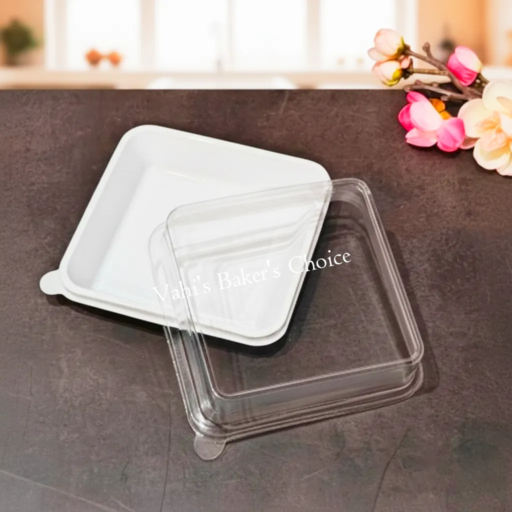Plastic Cake Box Square