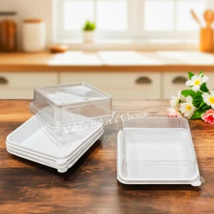 Plastic Cake Box Square