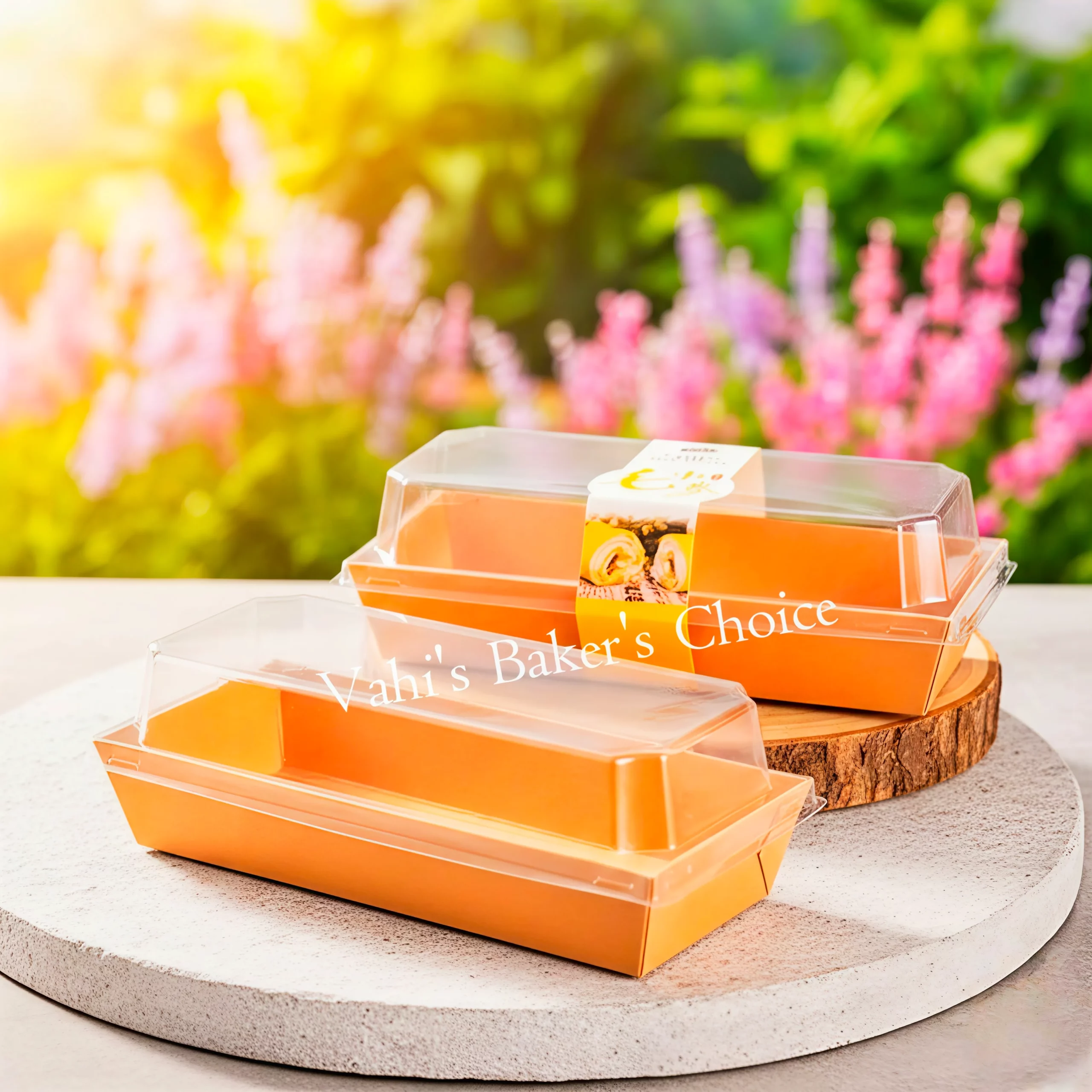 Rectangle Kraft Container with Lid