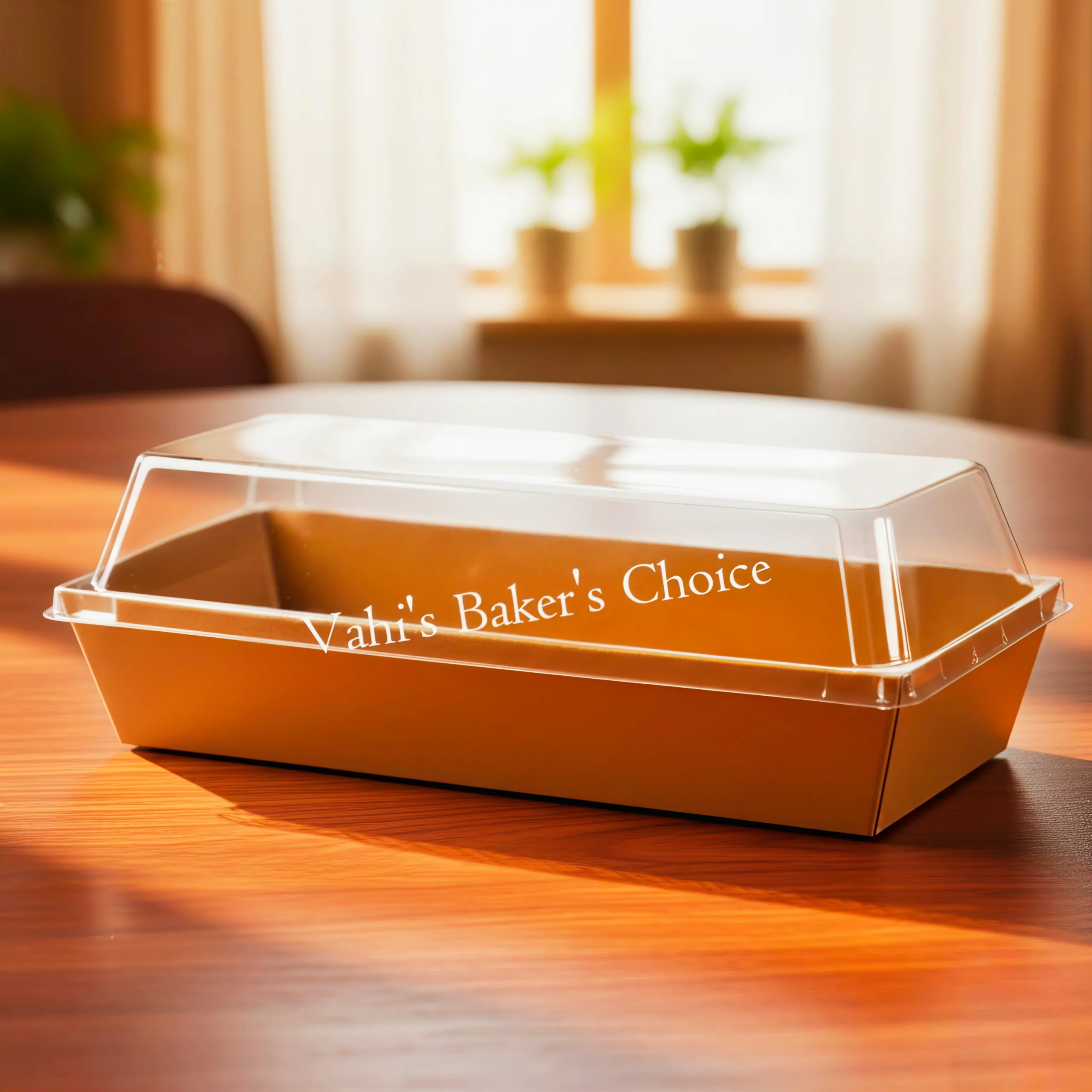 Rectangle Kraft Container with Lid