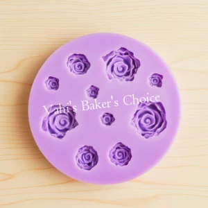 Rose Multisize Silicone Mould