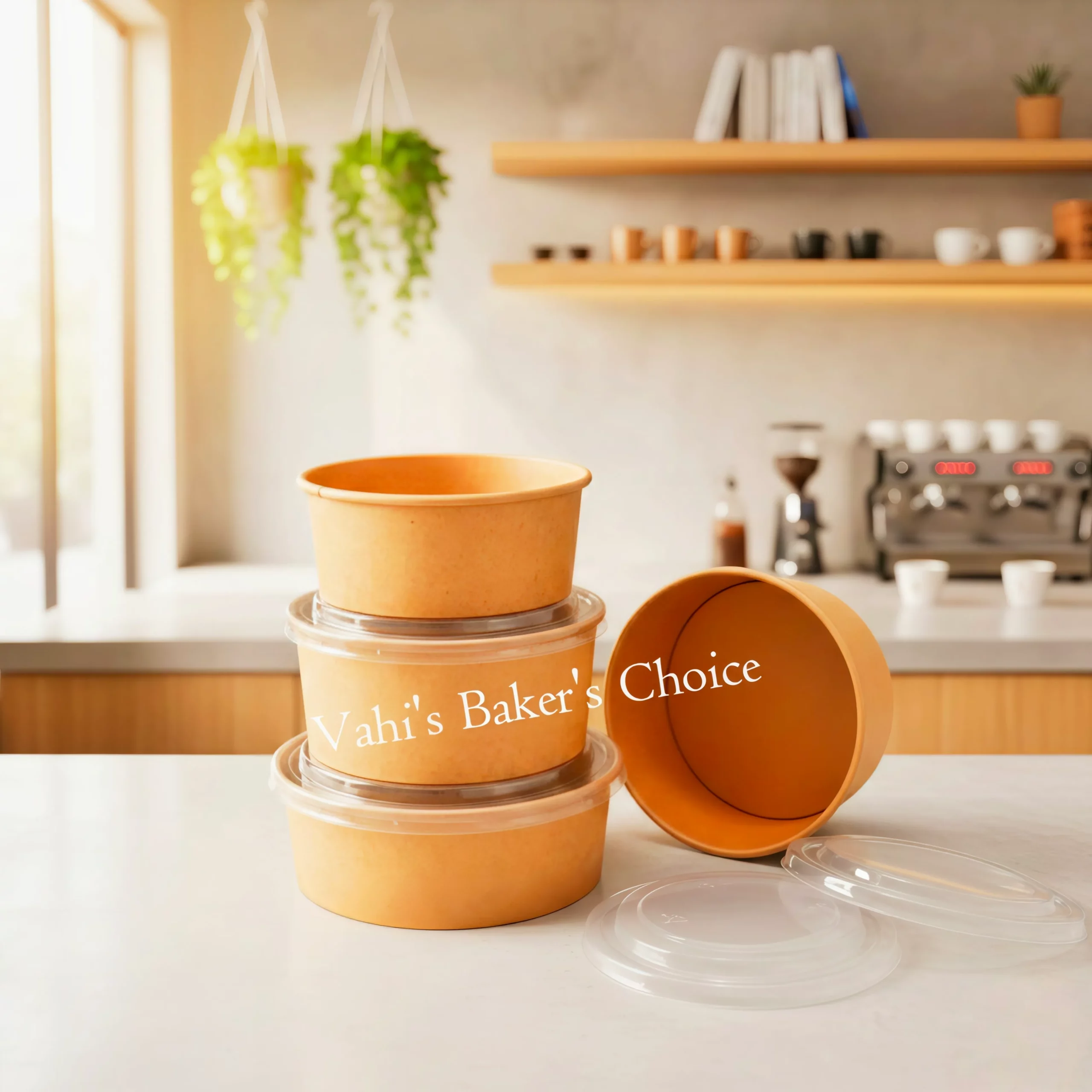 Round Kraft Container WL Medium