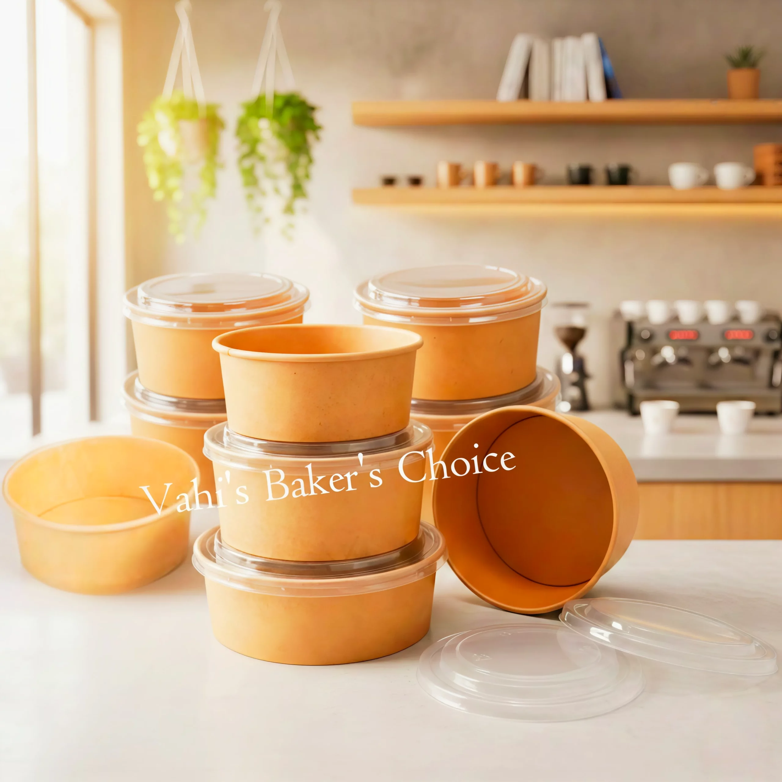 Round Kraft Container WL Medium