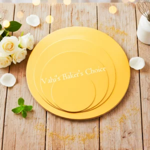 Round cake board 12" Gold