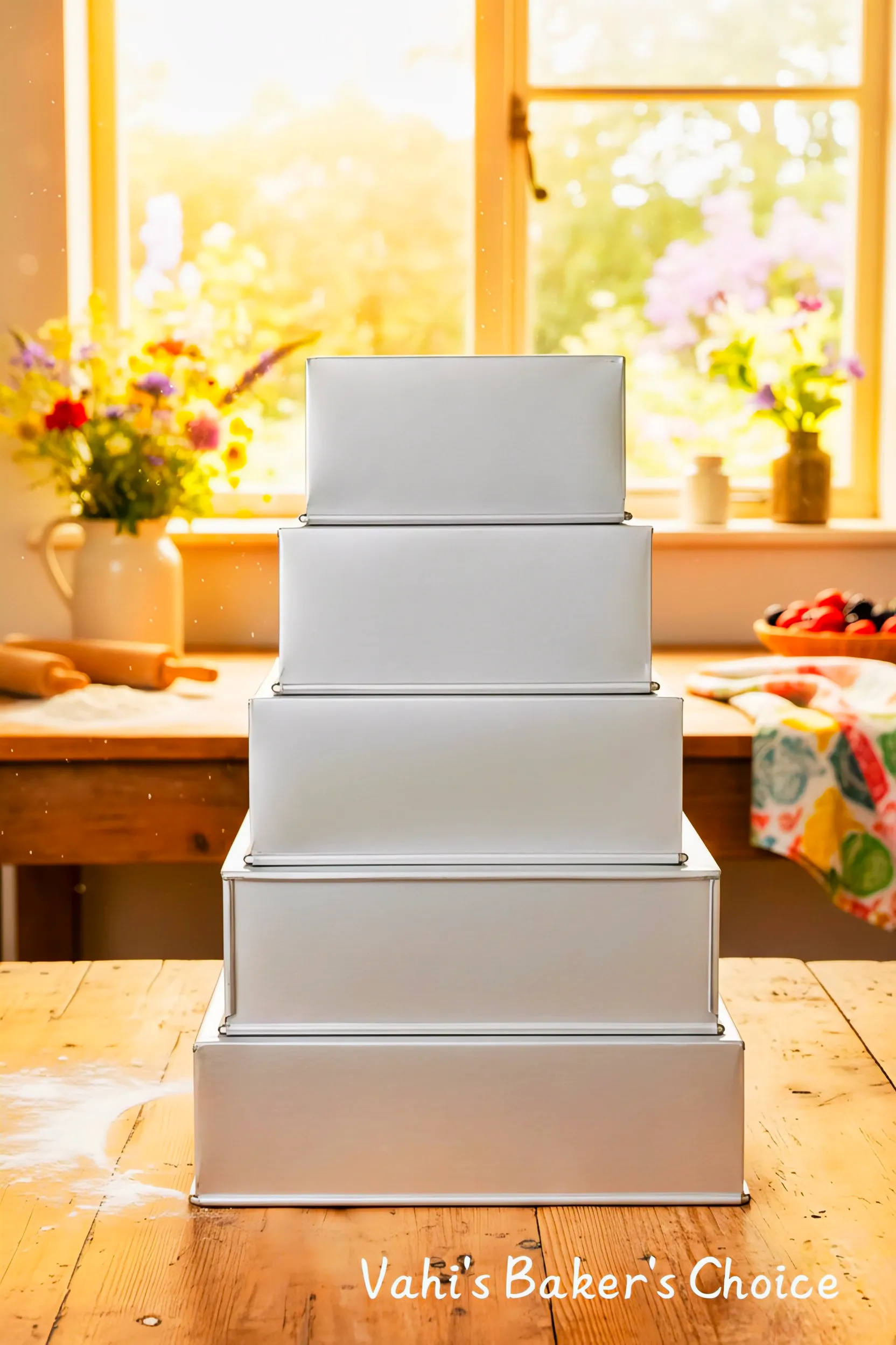 Cake Tin Square 5"