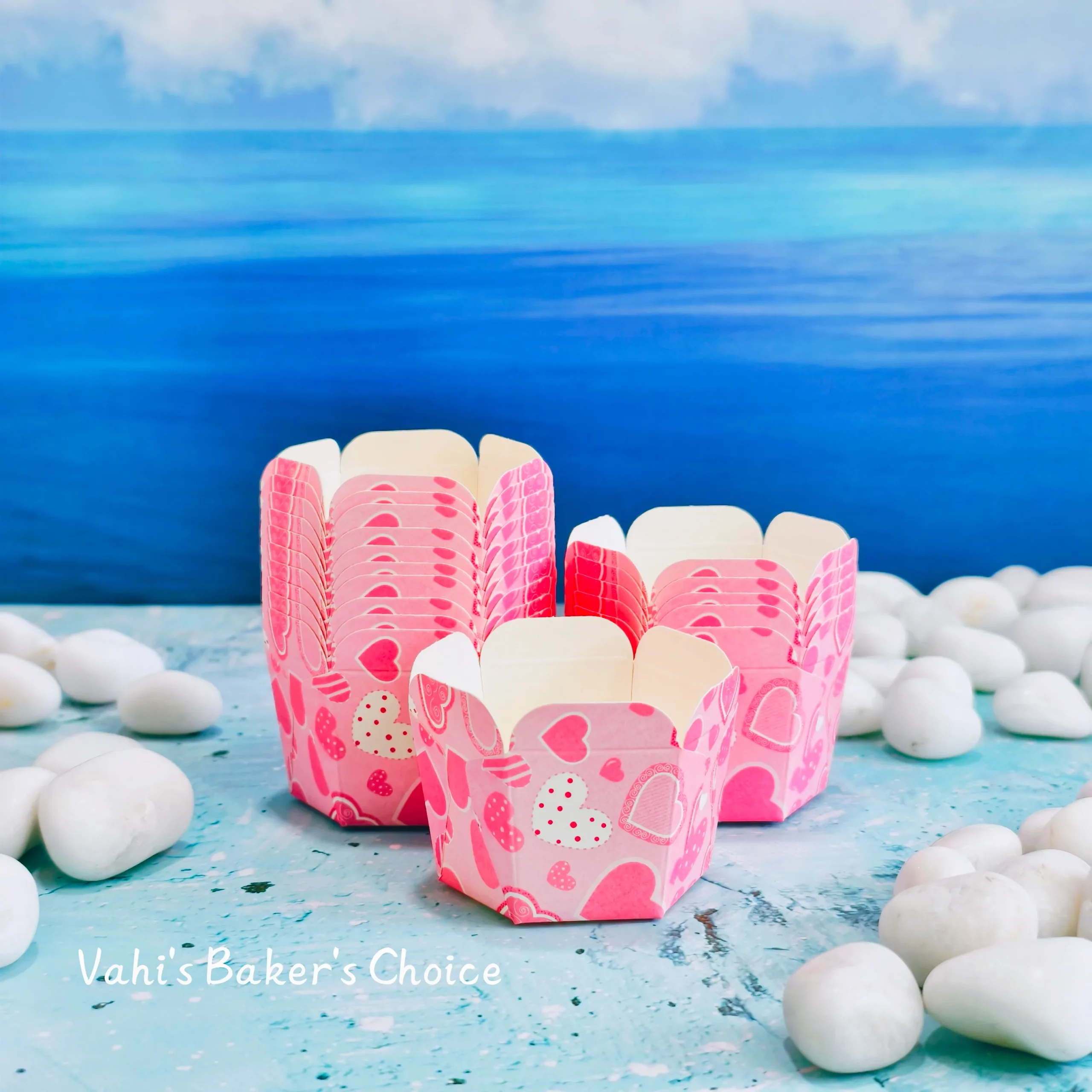 Cupcake Liners Hexagon D2