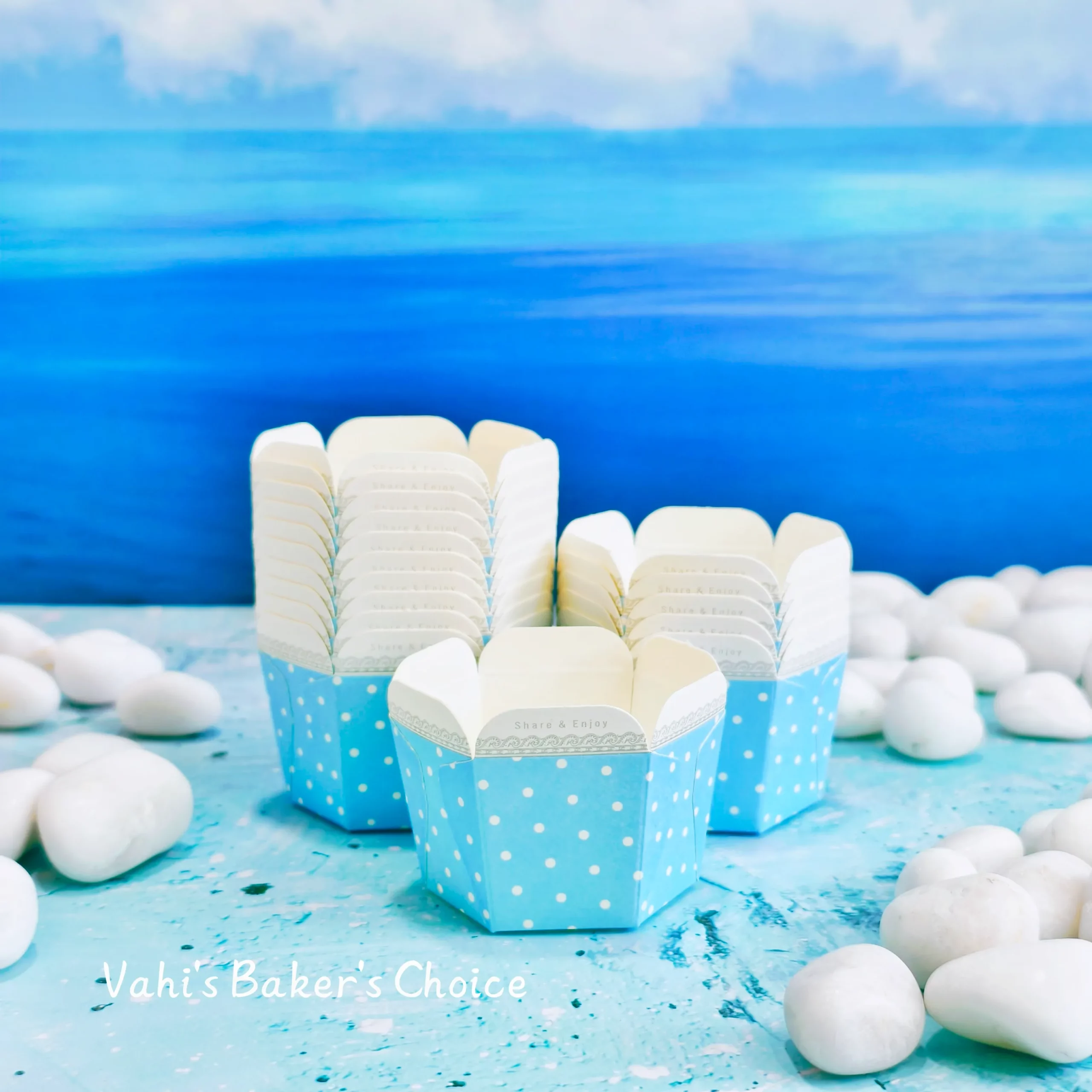 Cupcake Liners Hexagon D3