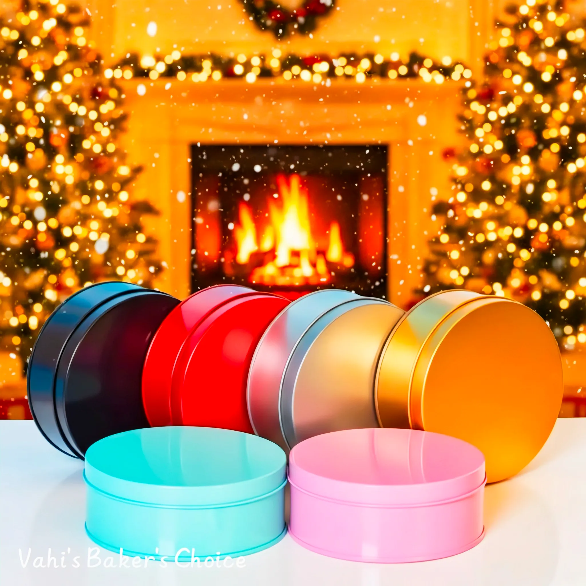 Dream Cake Tin Colour 1/2 kg Blue