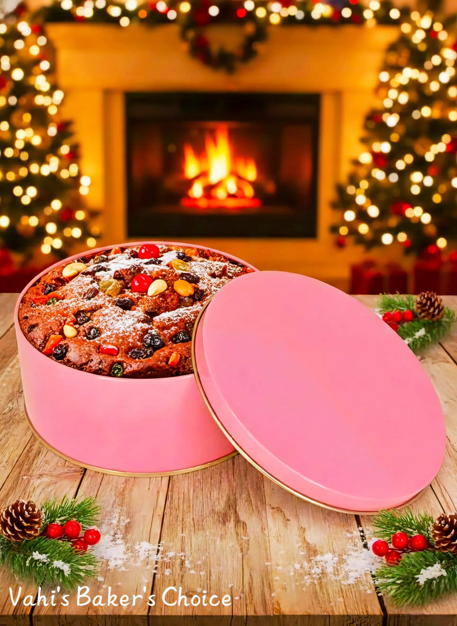 Dream Cake Tin Colour 1/2 kg Pink