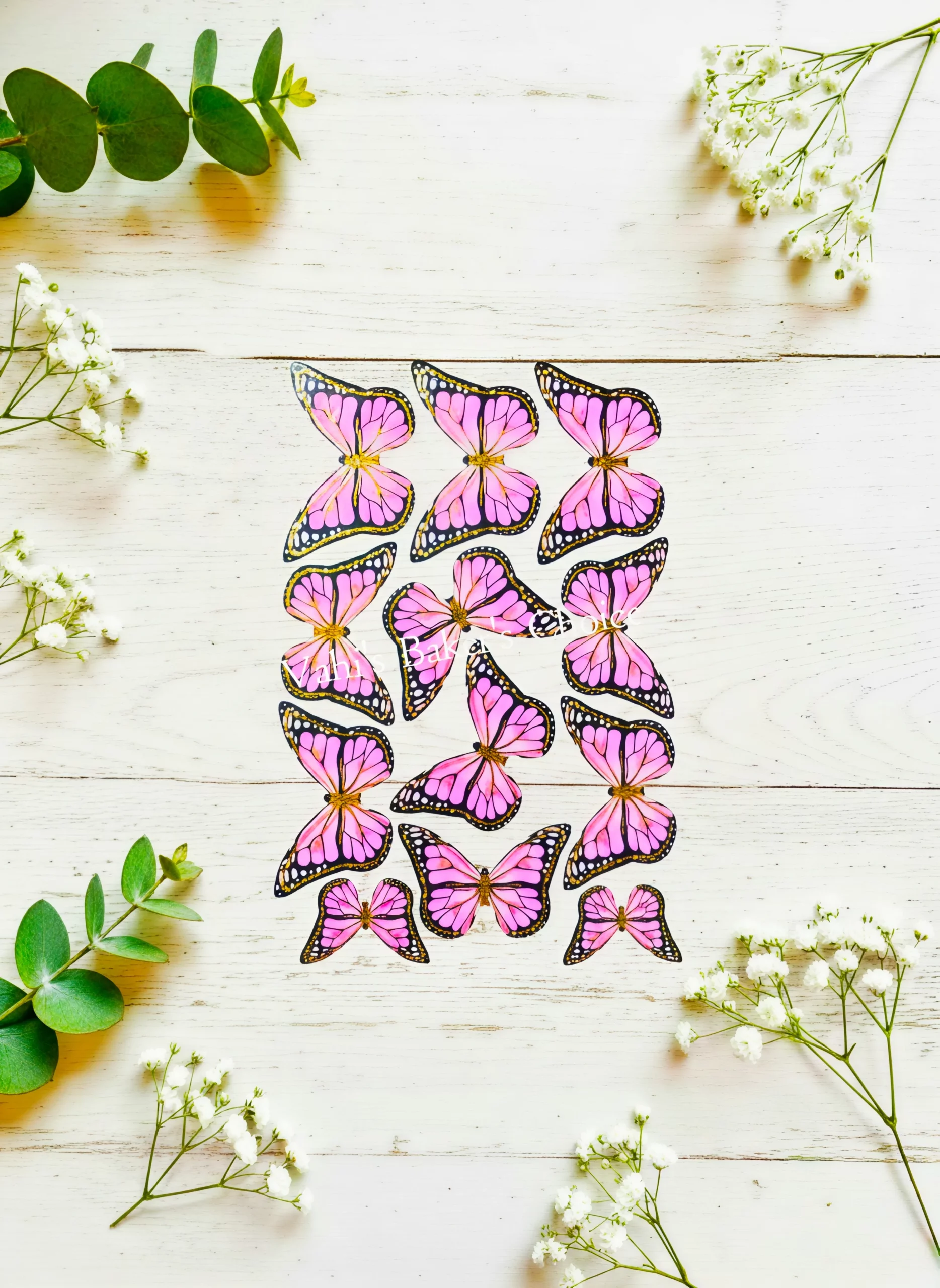 Top Paper Butterfly D4 Multi Size