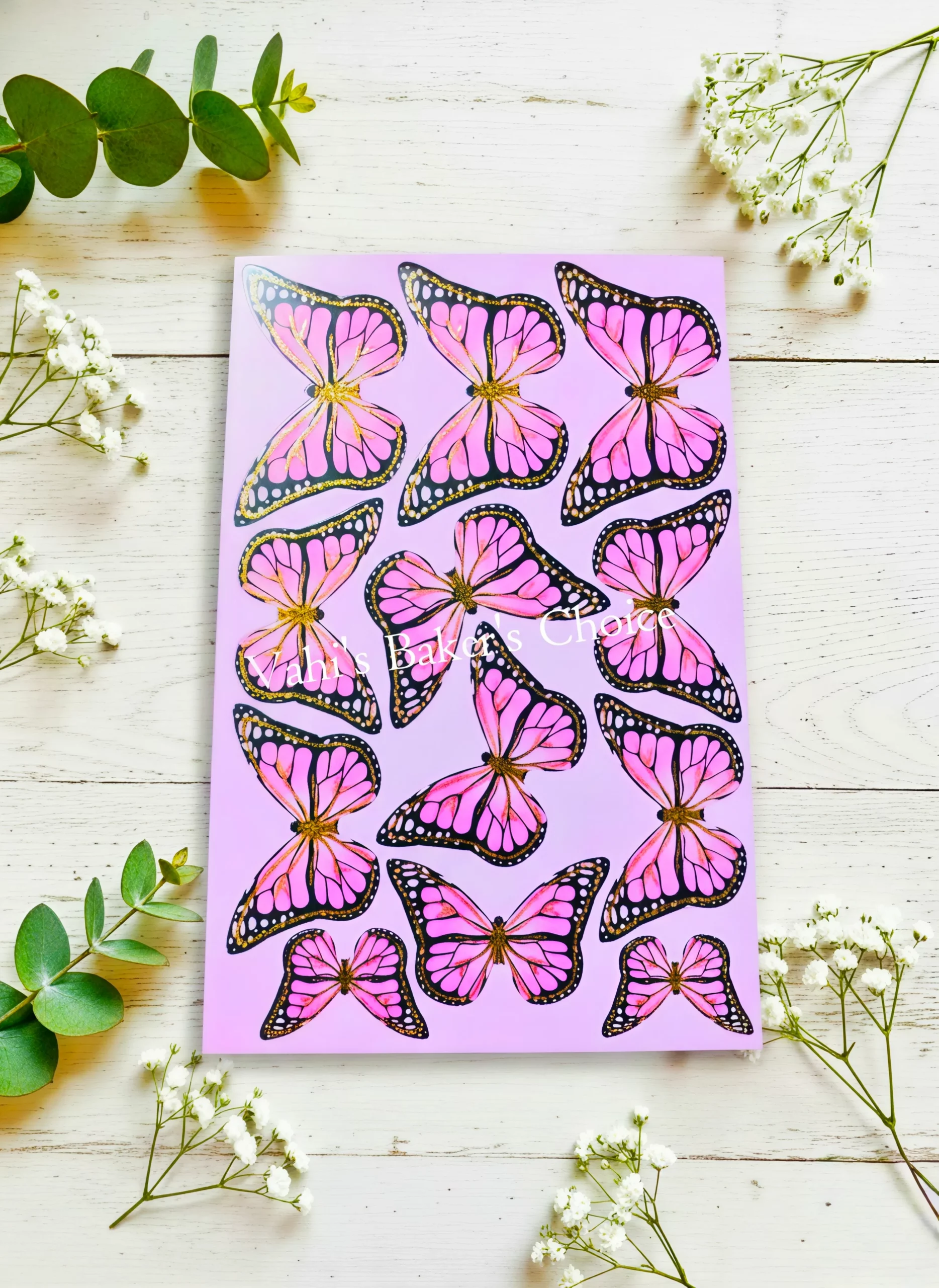 Top Paper Butterfly D4 Multi Size