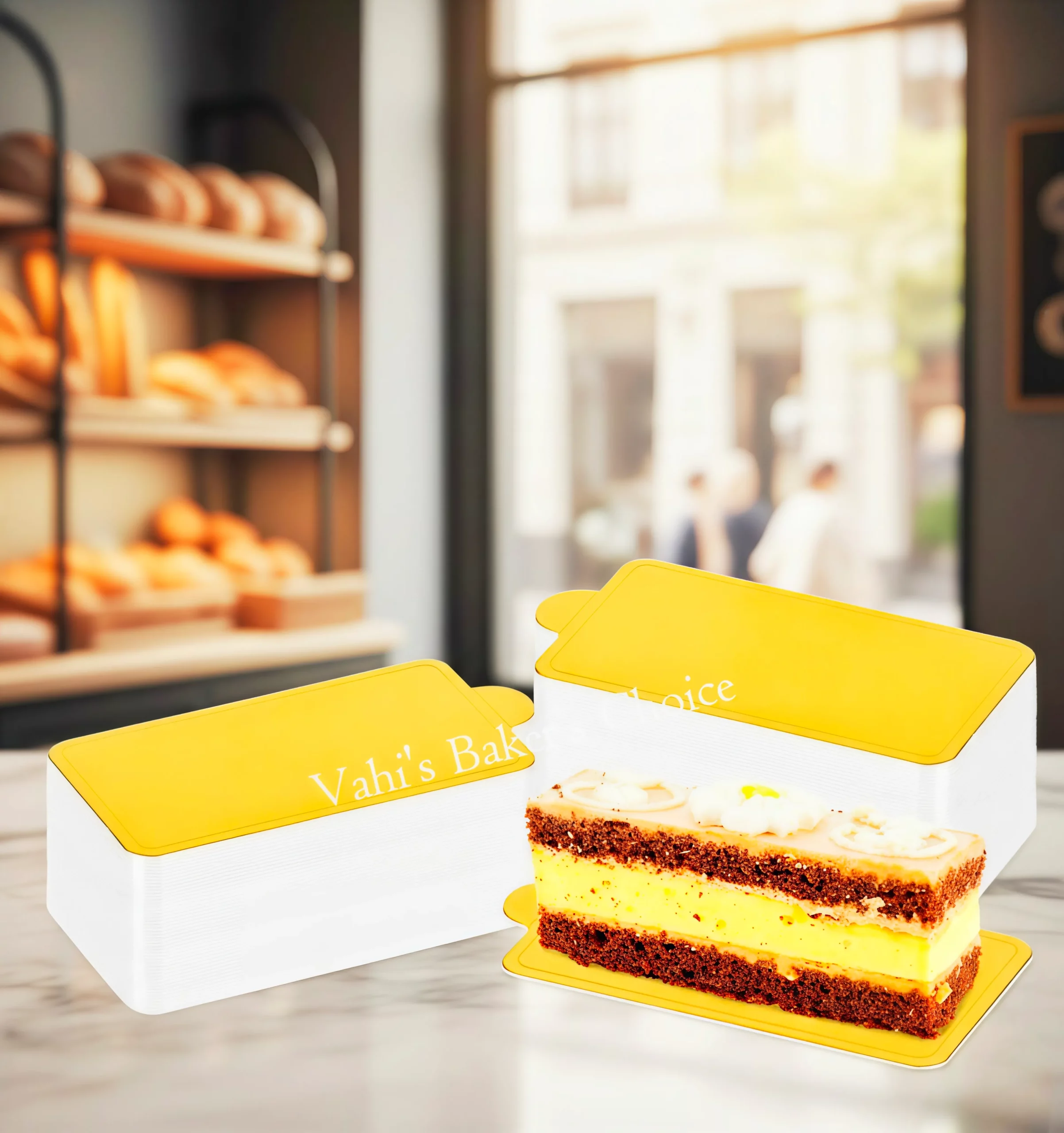 Pastry Board Rectangle gold