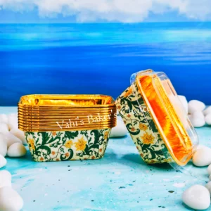 Rectangle Foil Cup Gold WL D1