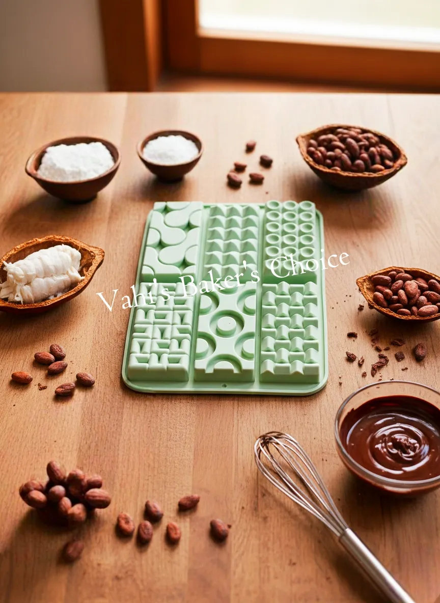 Silicone 6 in 1 Bar Chocolate Mould