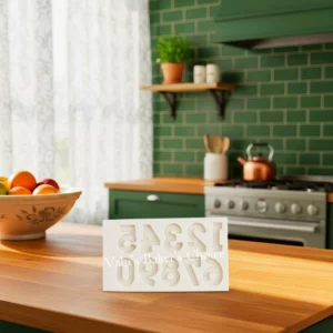 Silicone Number Mould