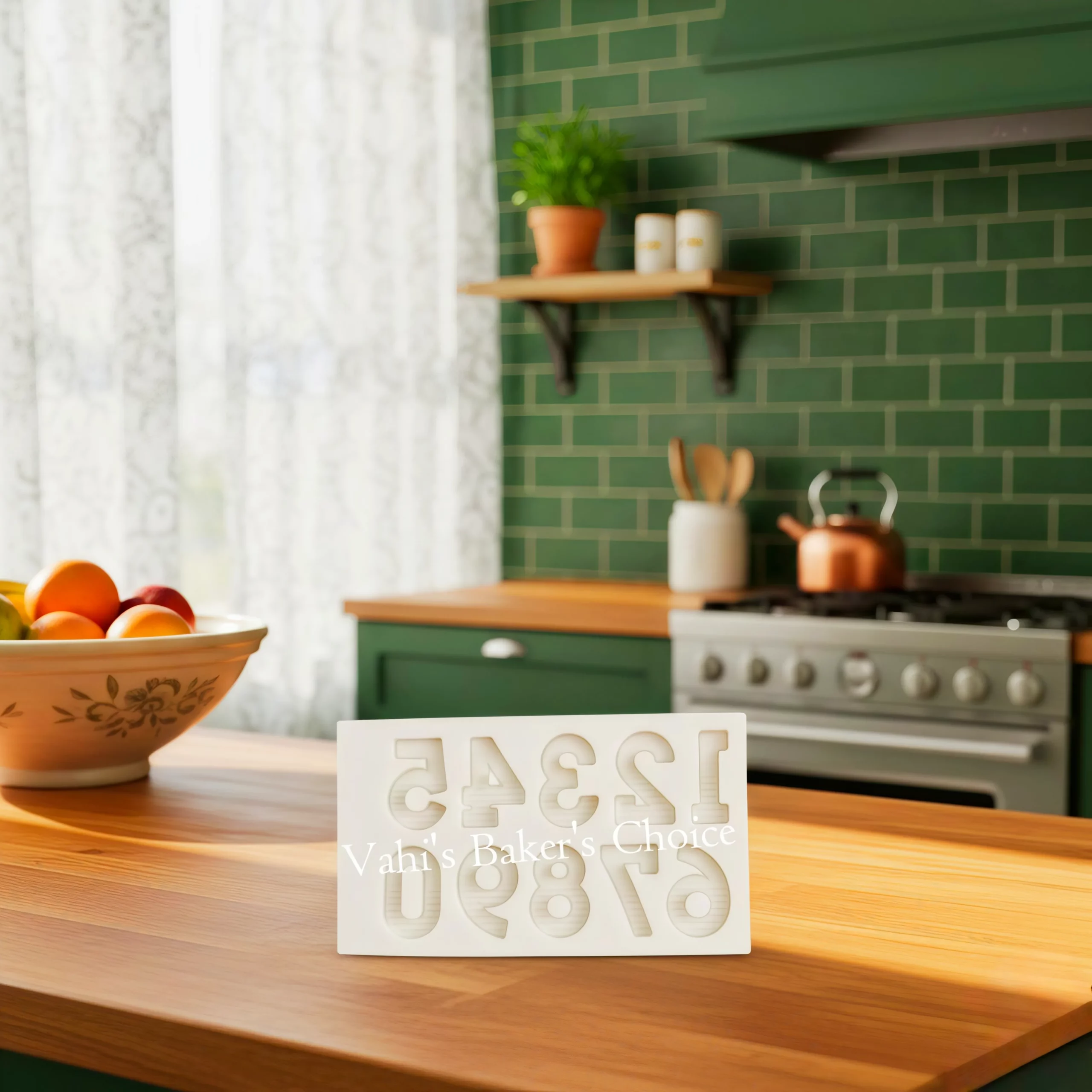 Silicone Number Mould