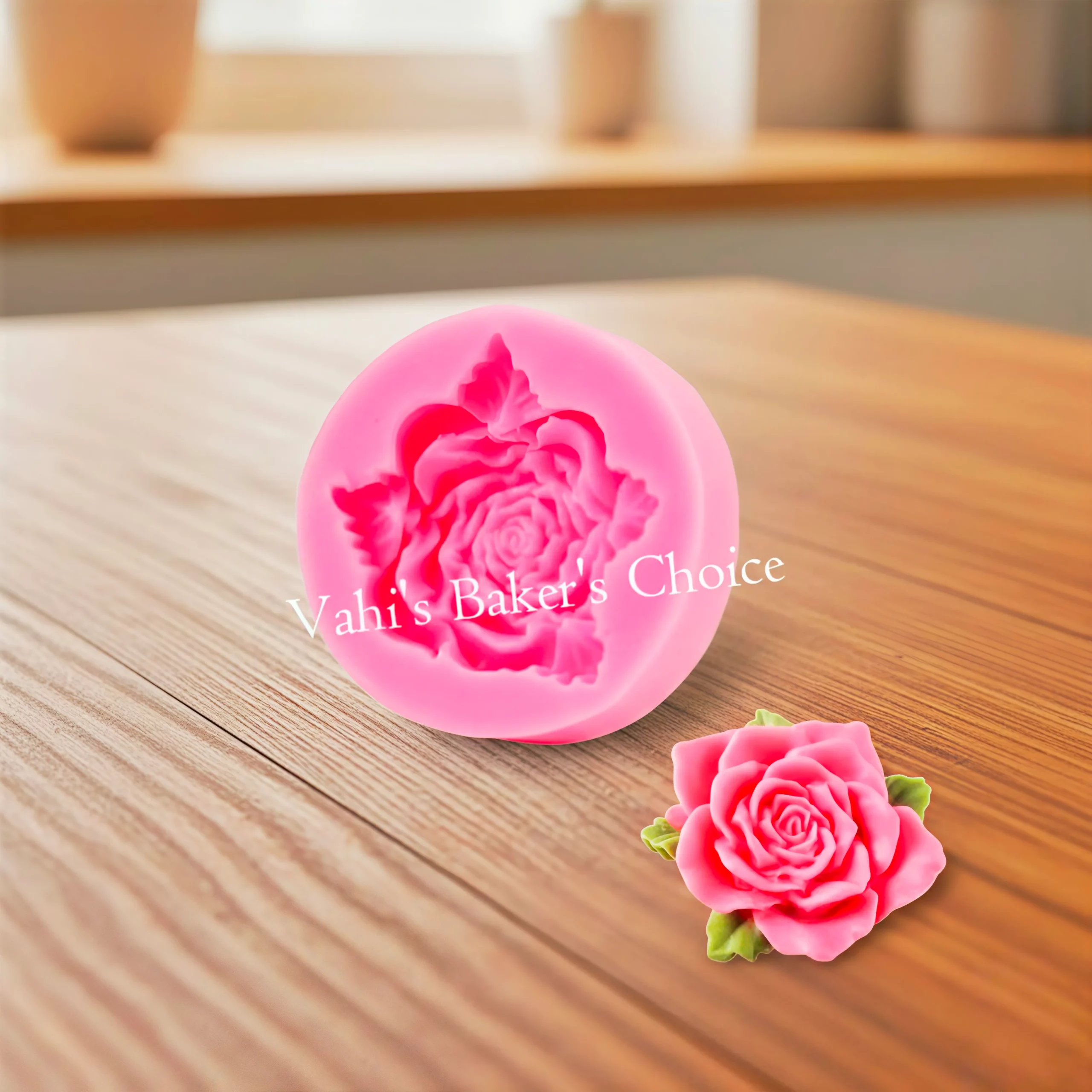 Single Rose Silicone Mould