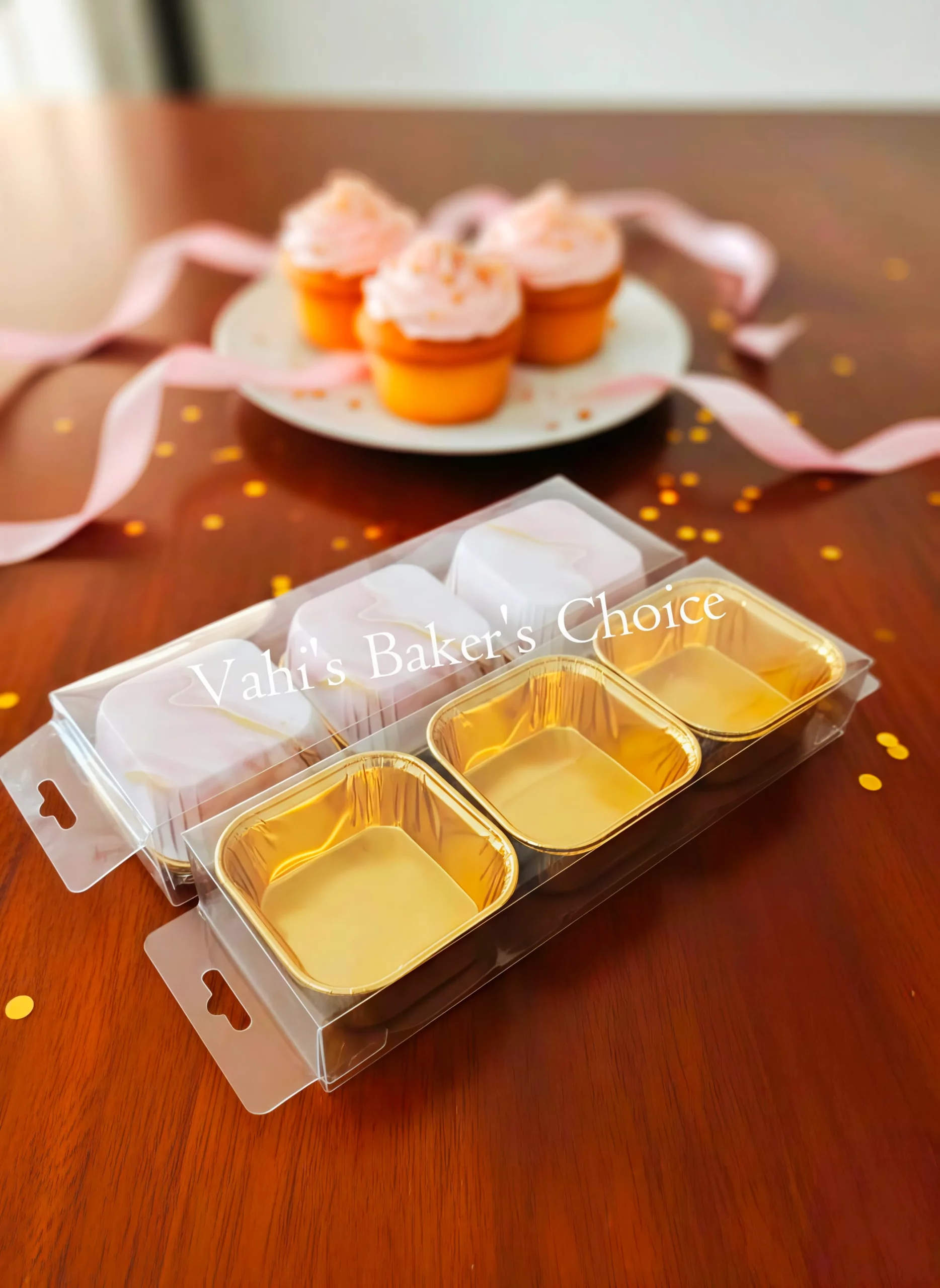 Square Foil Baking Cup 18x1