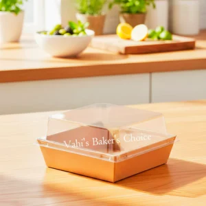 Square Kraft Container with Lid