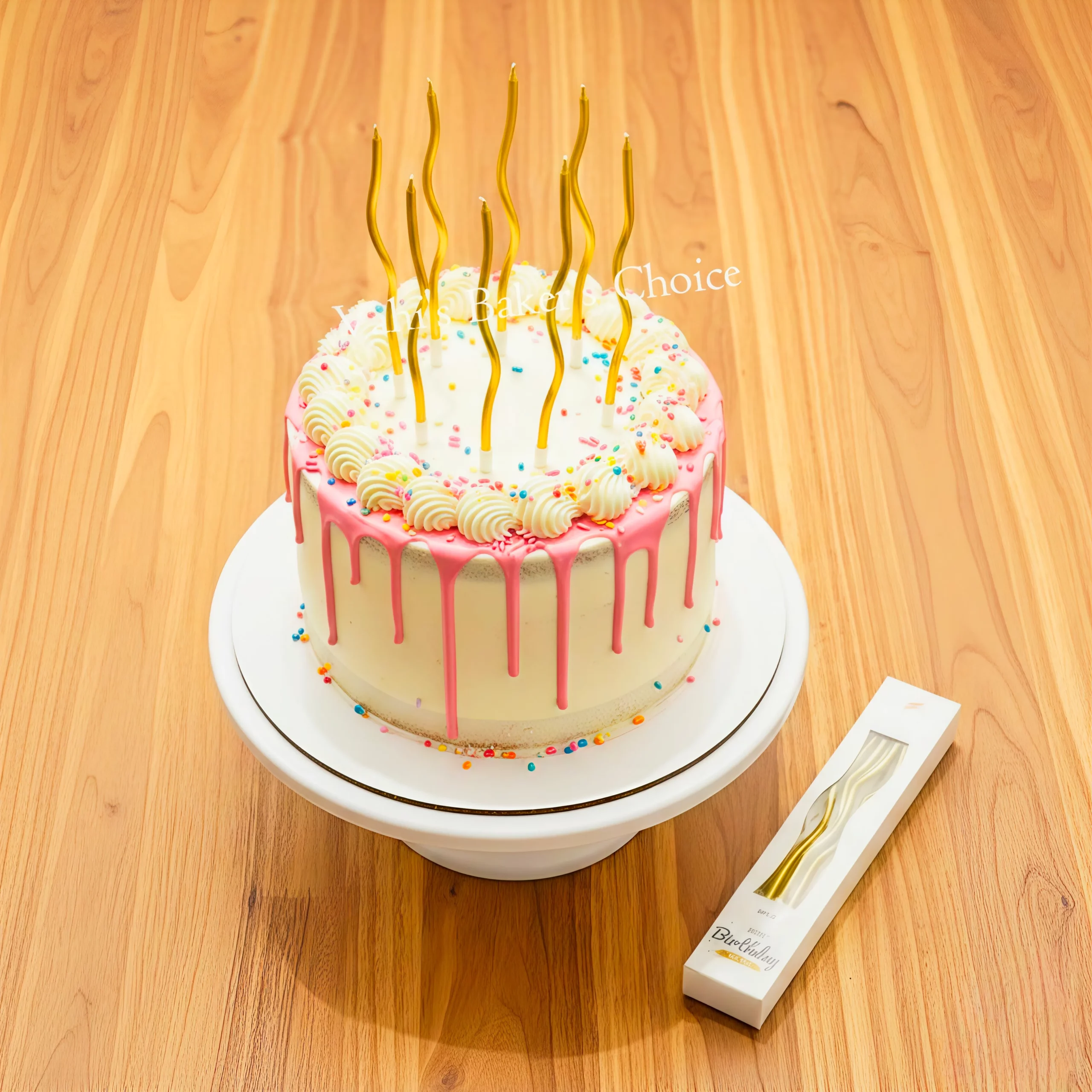 Swirl Candle D10
