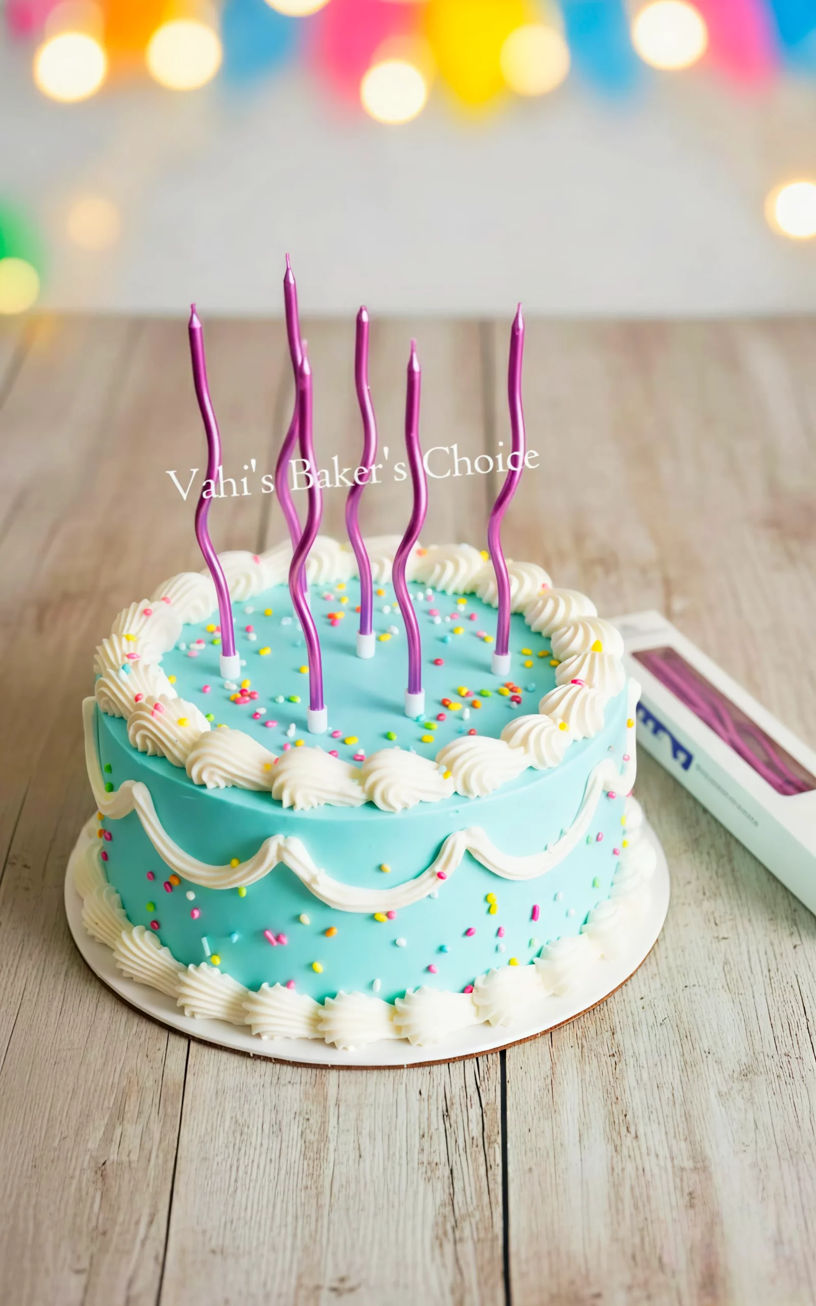 Swirl Candle D5