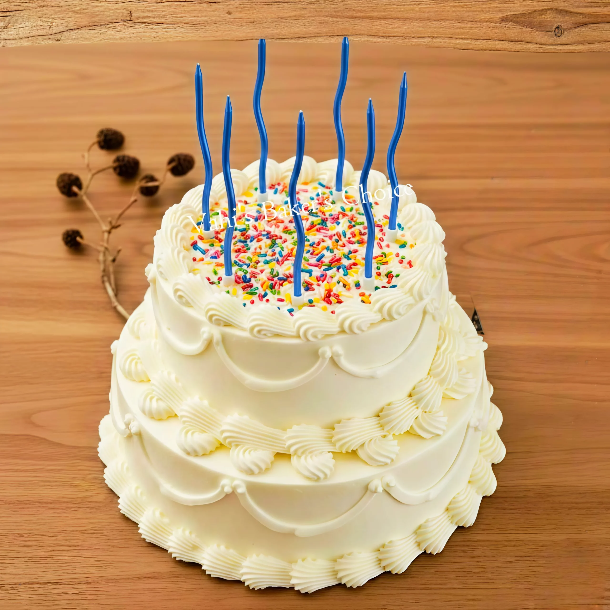 Swirl Candle D6