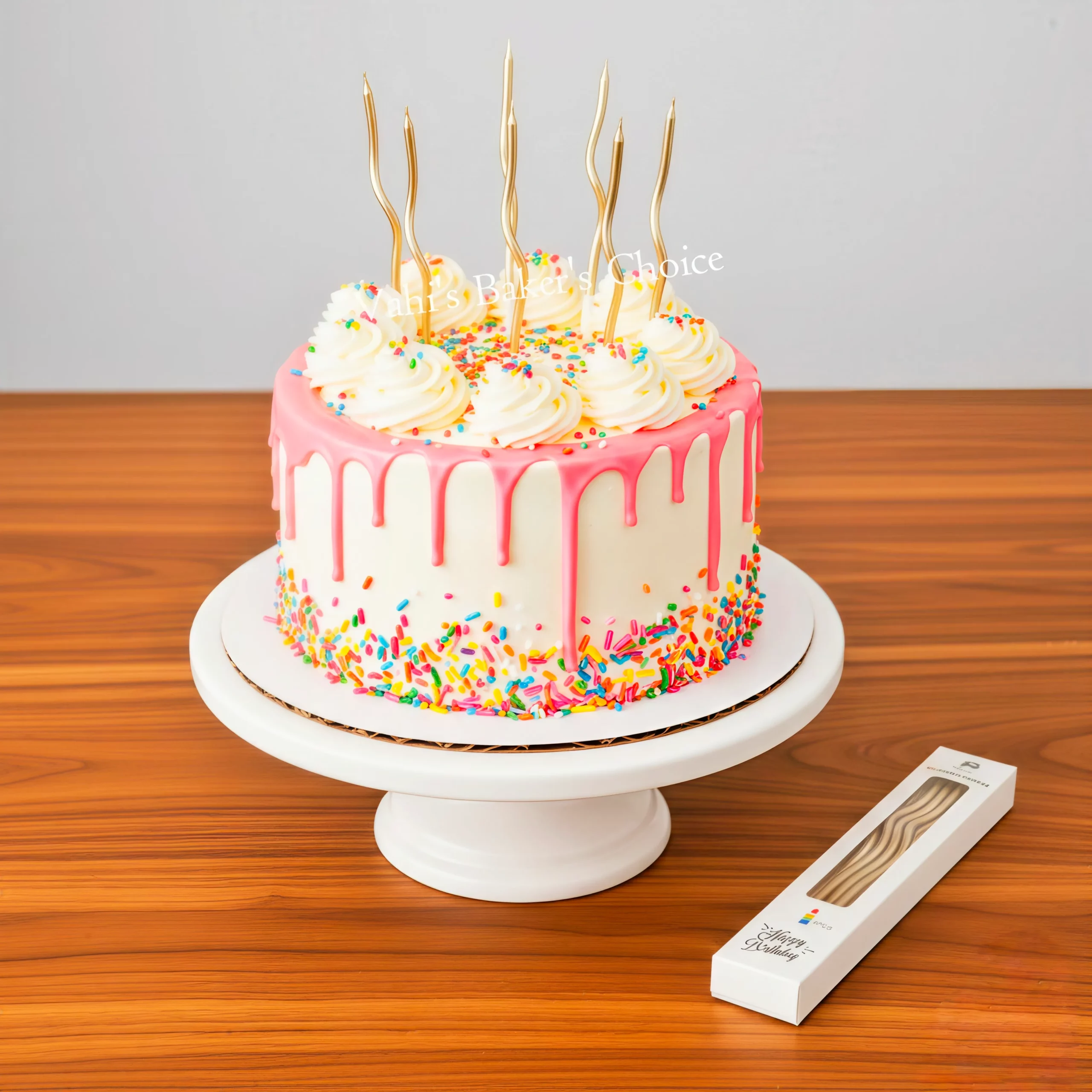 Swirl Candle D9