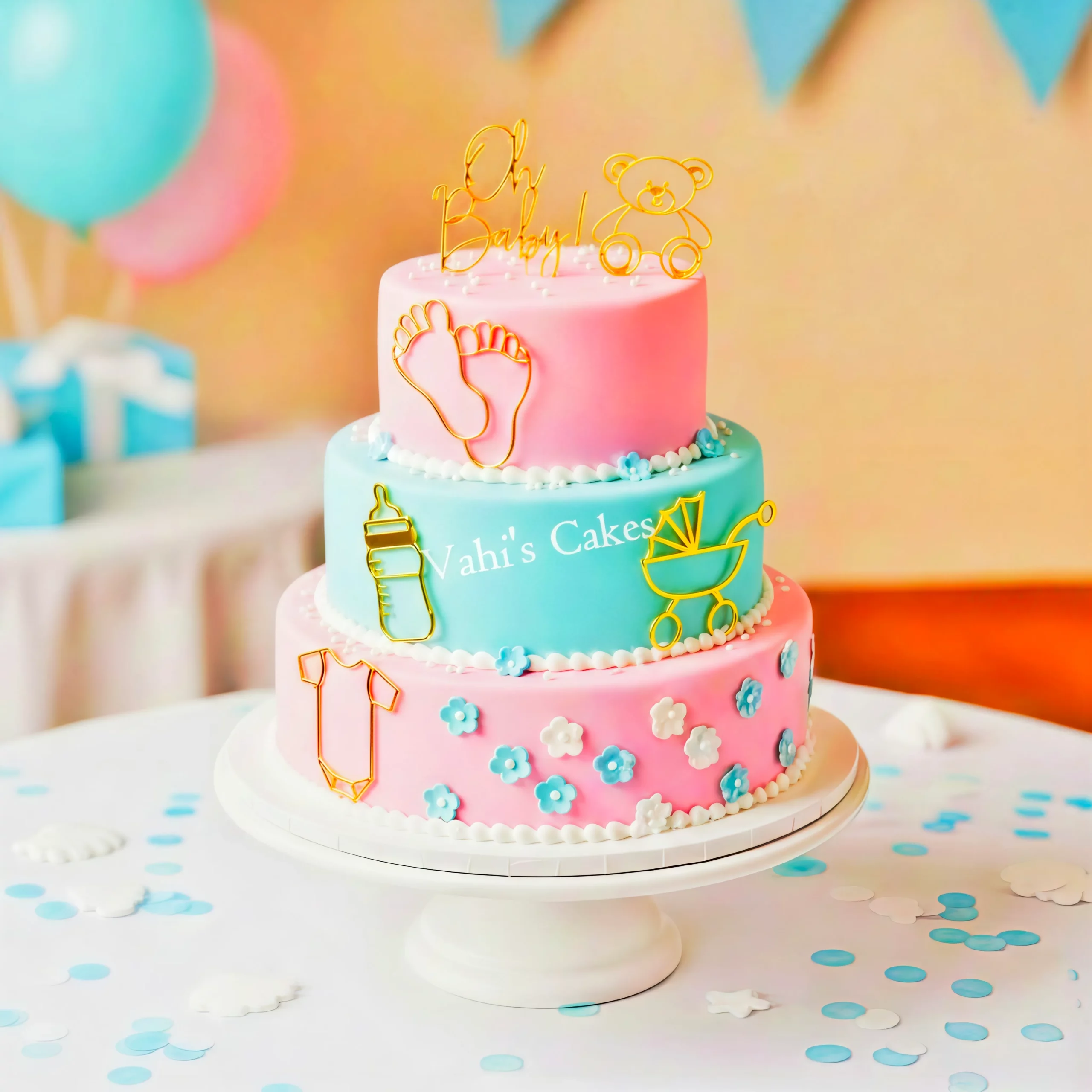 Top AC Baby Shower Cutout