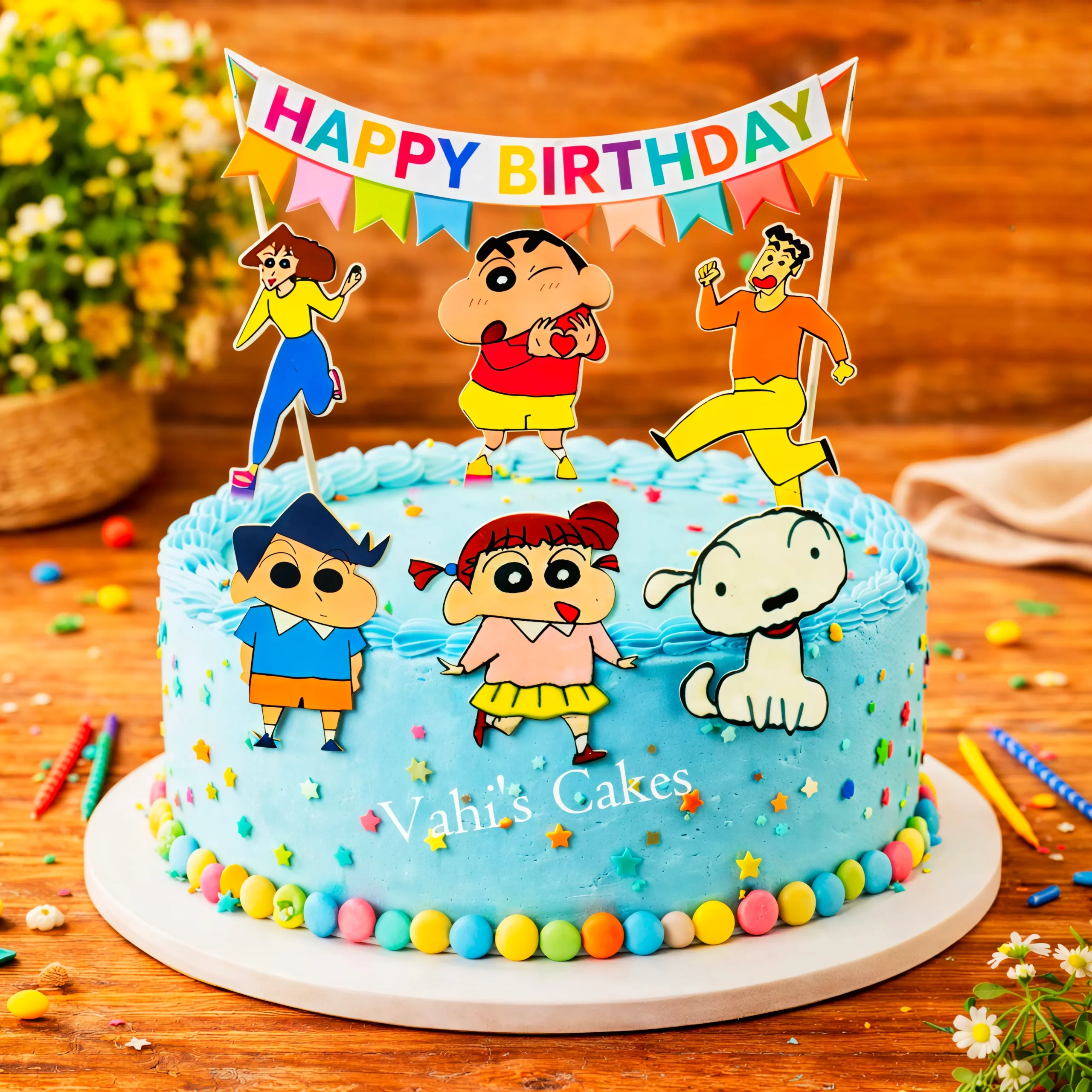 Top Acrylic Shinchan Theme