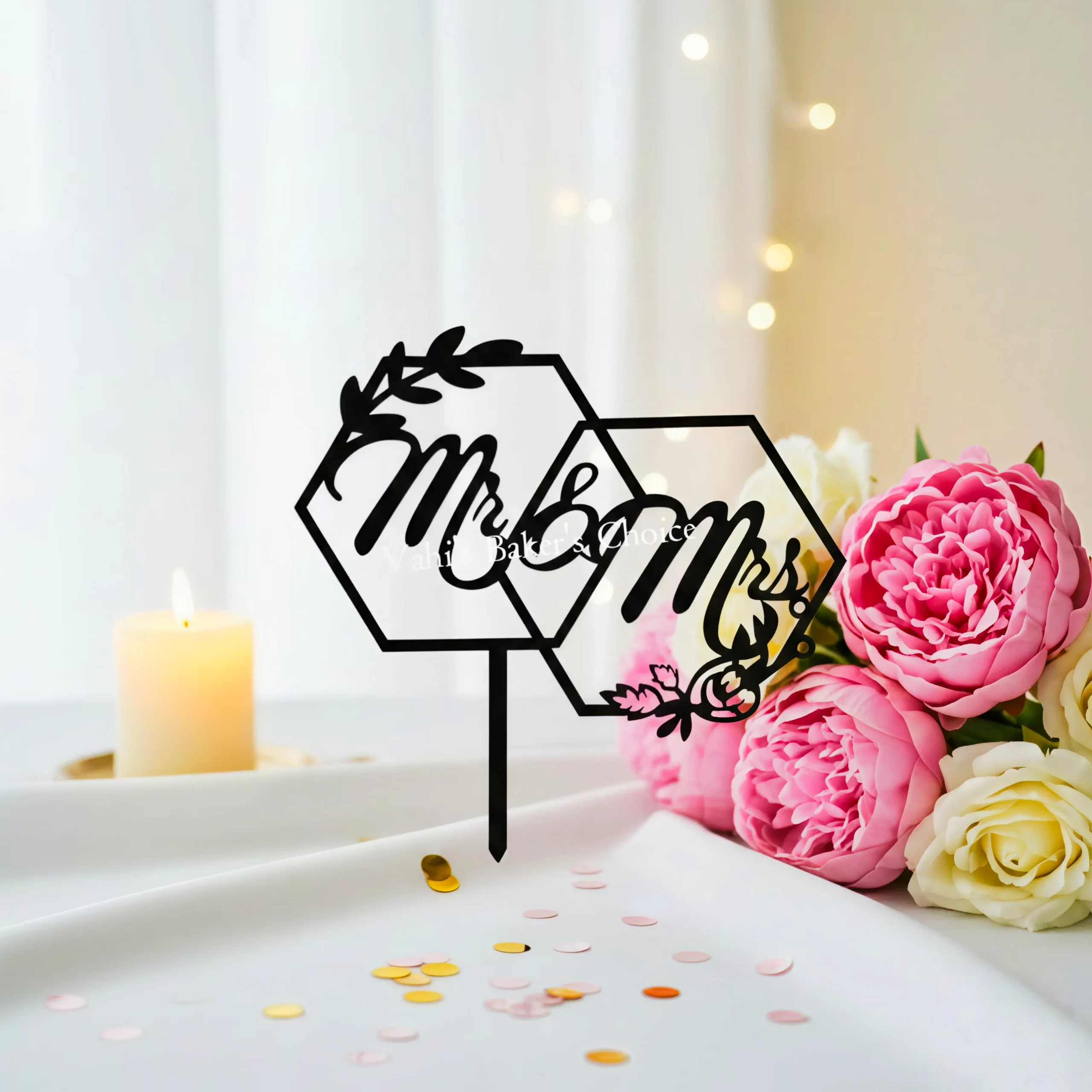 Top Black Mr&Mrs
