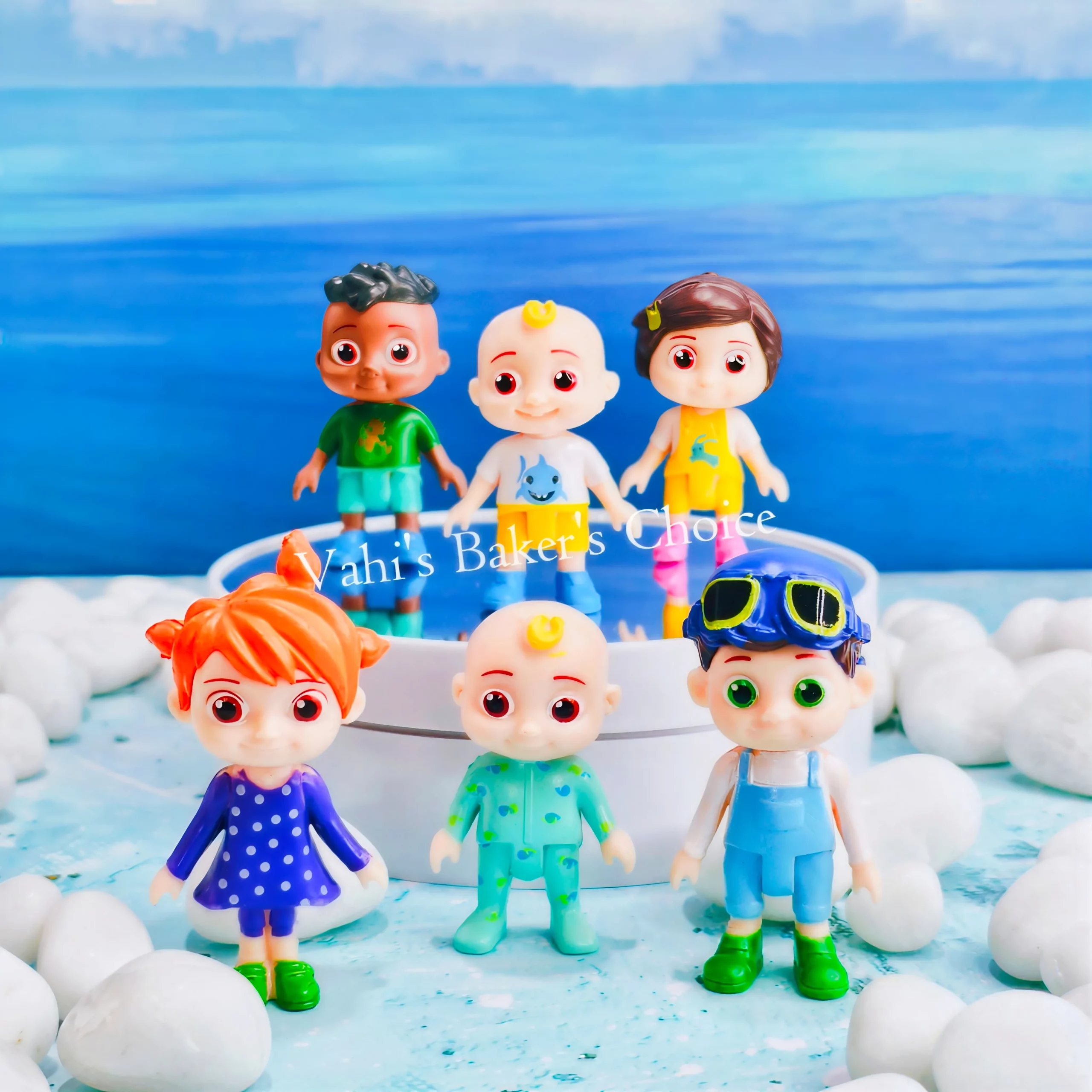 Toys Miniature Cocomelon 6 in 1