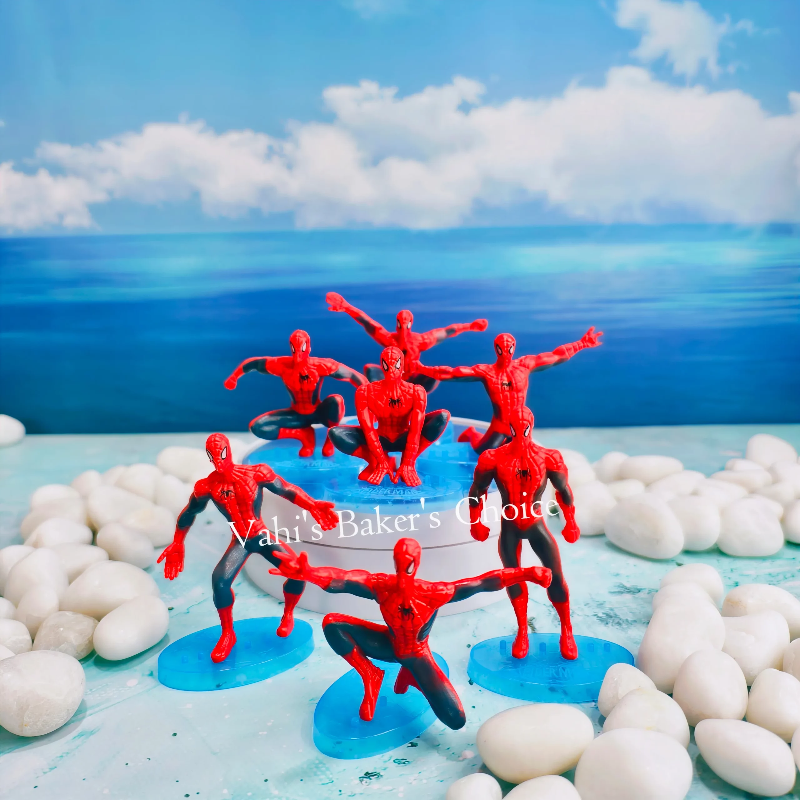Toys Small Spiderman Posing 7 in 1