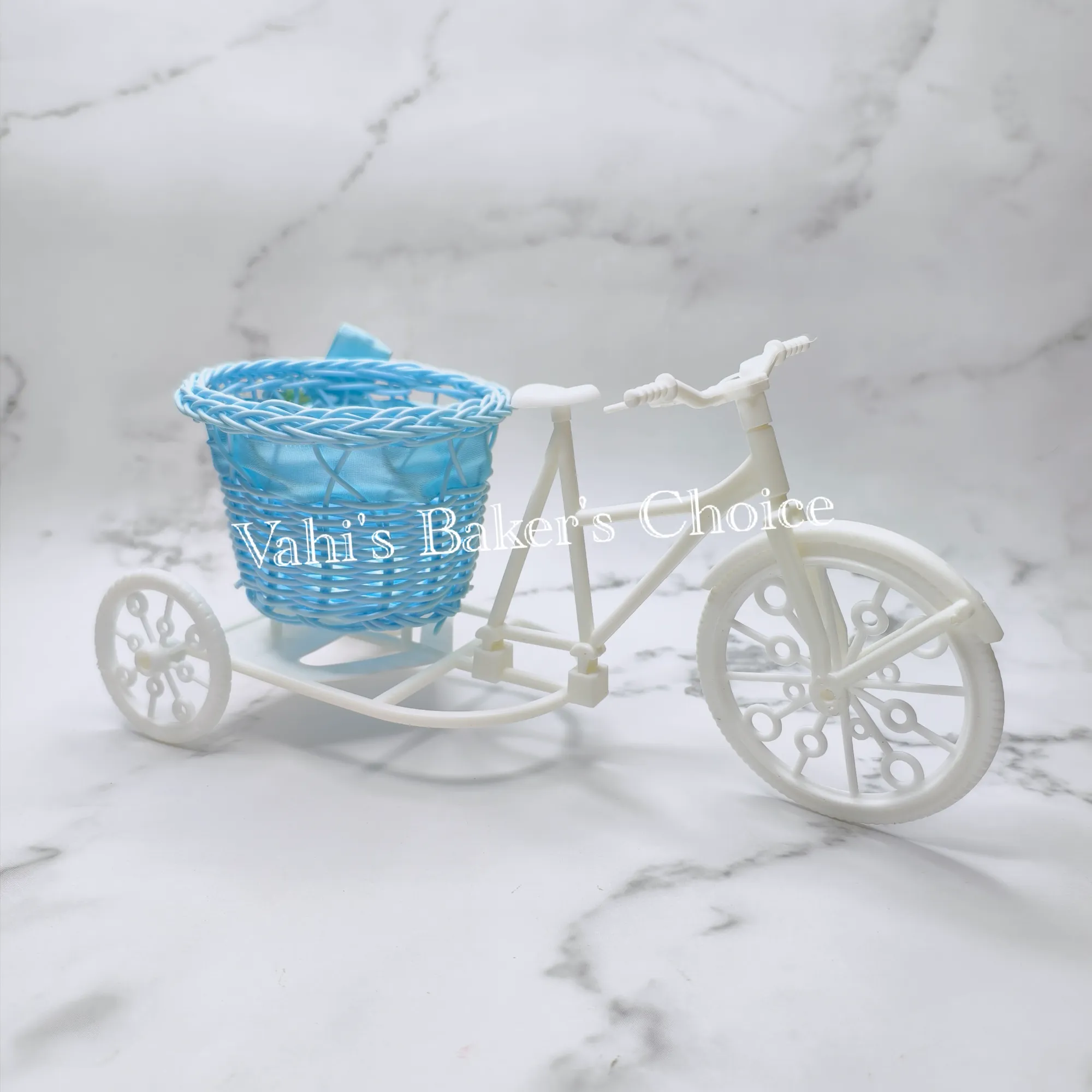 Blue Cycle Basket