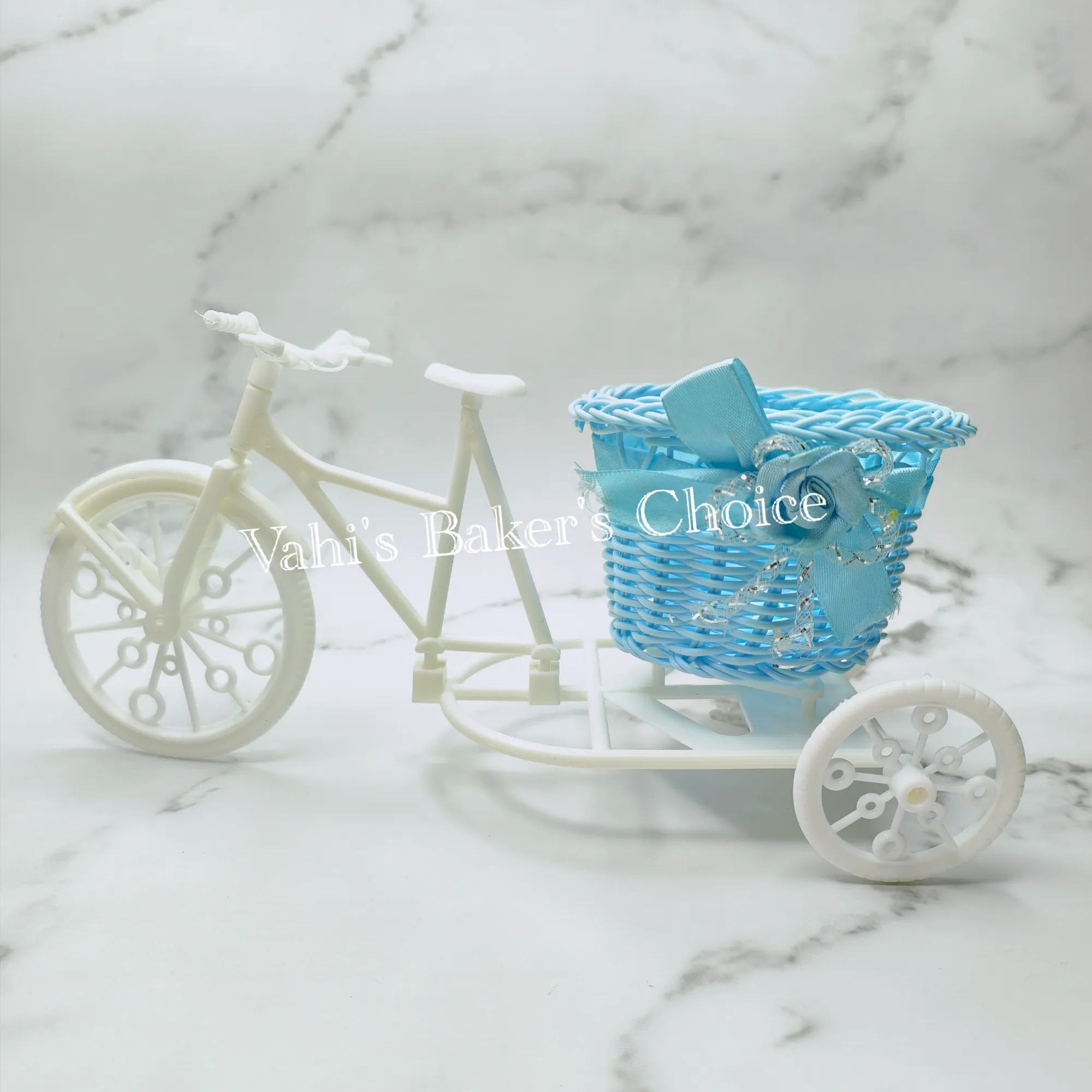 Blue Cycle Basket