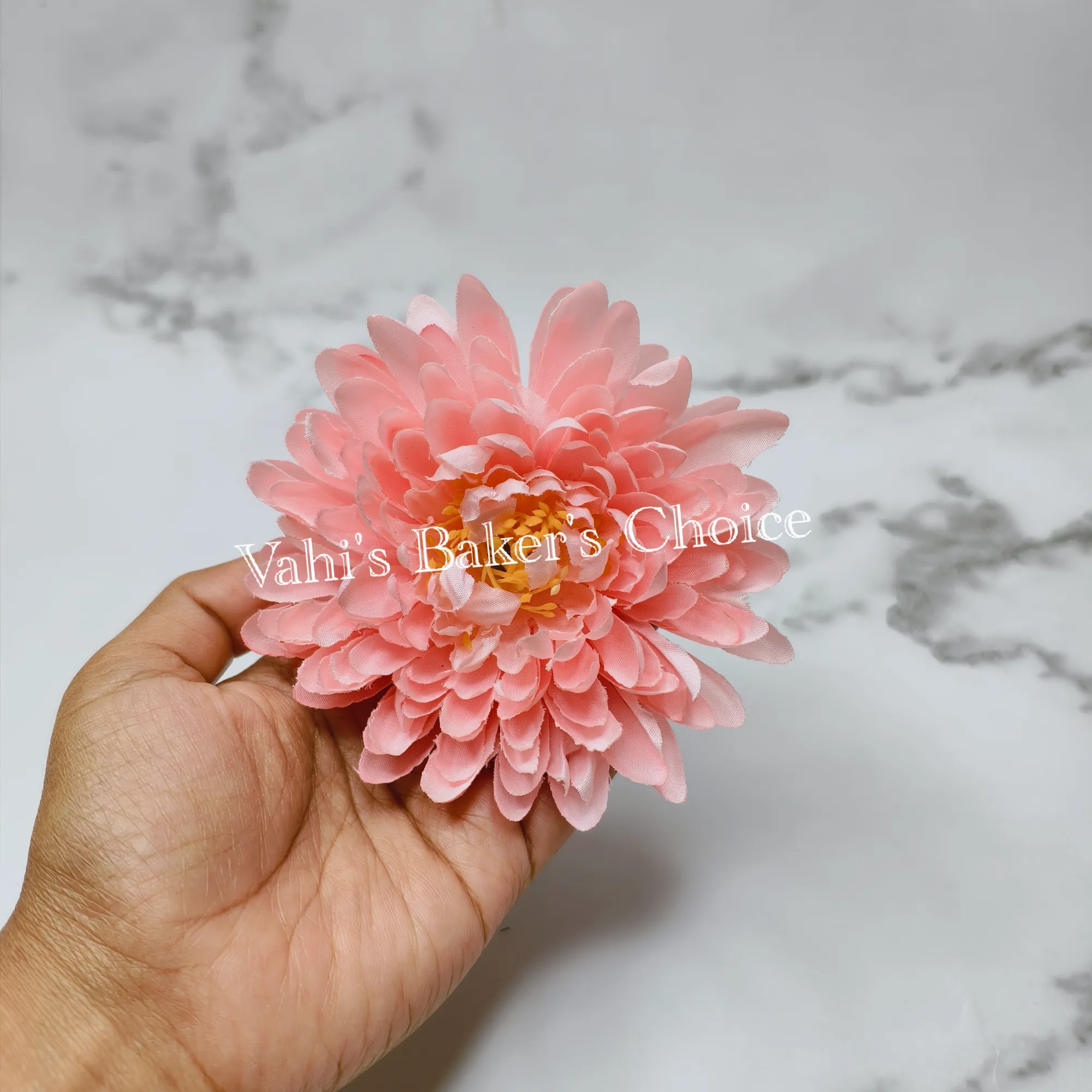 FL 10 cm Pastel Pink Chrysanthemum Head