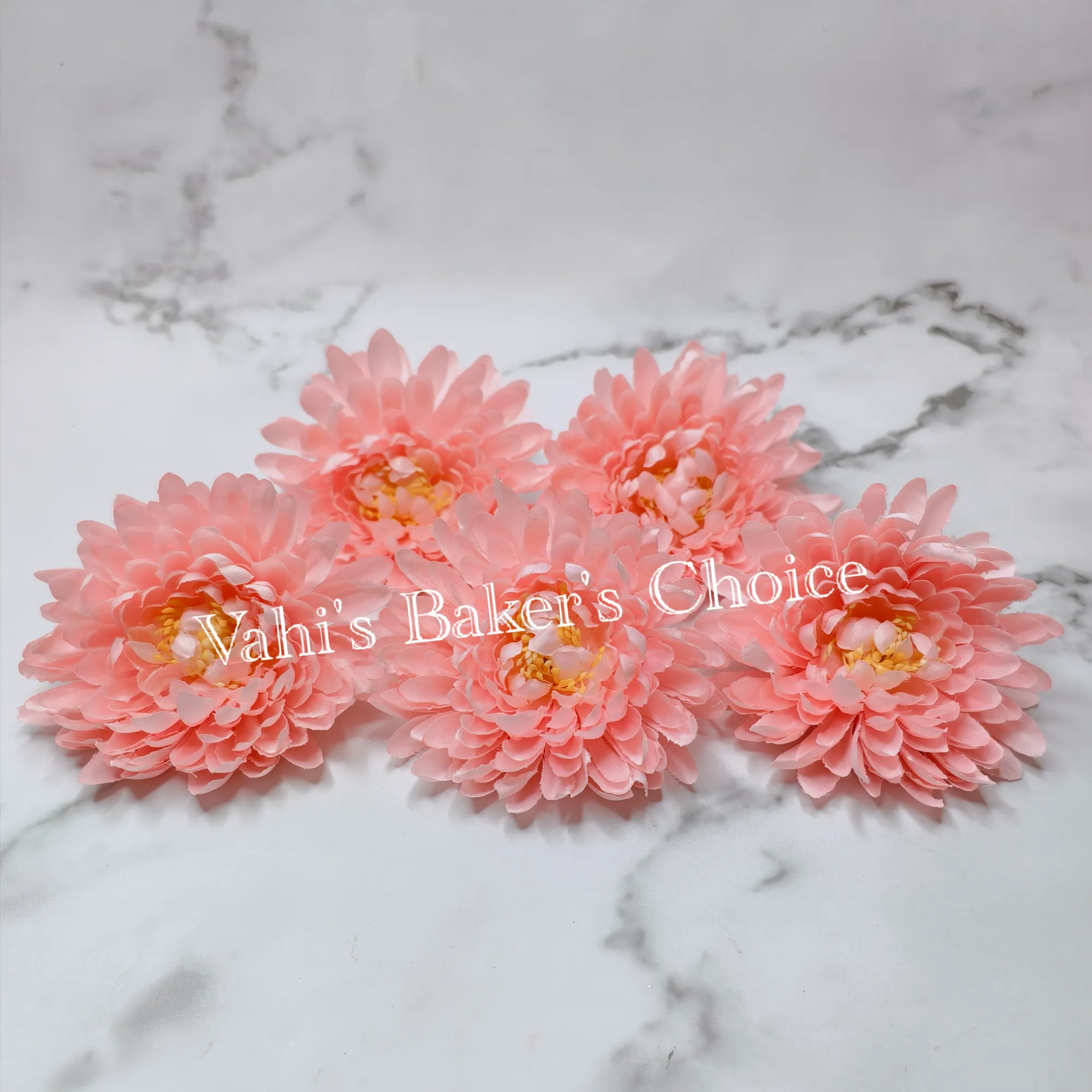 FL 10 cm Pastel Pink Chrysanthemum Head