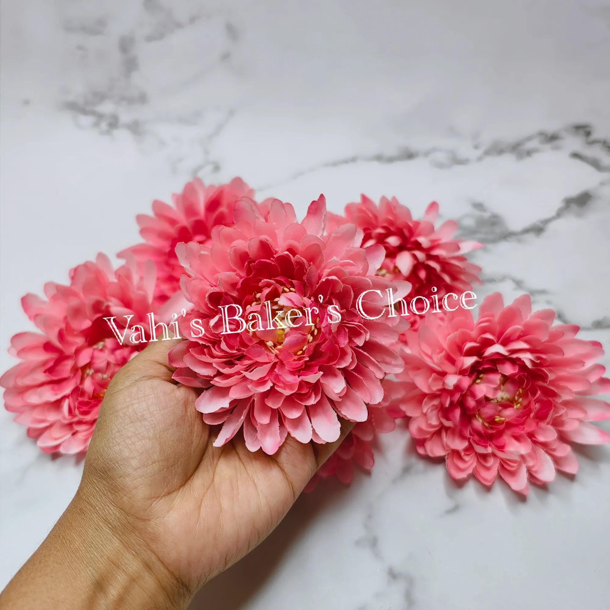 FL 10 cm Pink Chrysanthemum Head