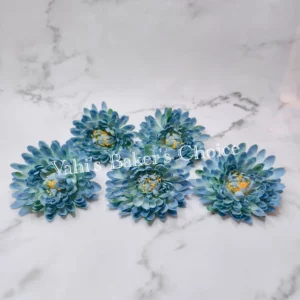 FL 10 cm Shaded Blue Chrysanthemum Head