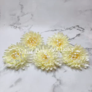 FL 10 cm White Chrysanthemum Head