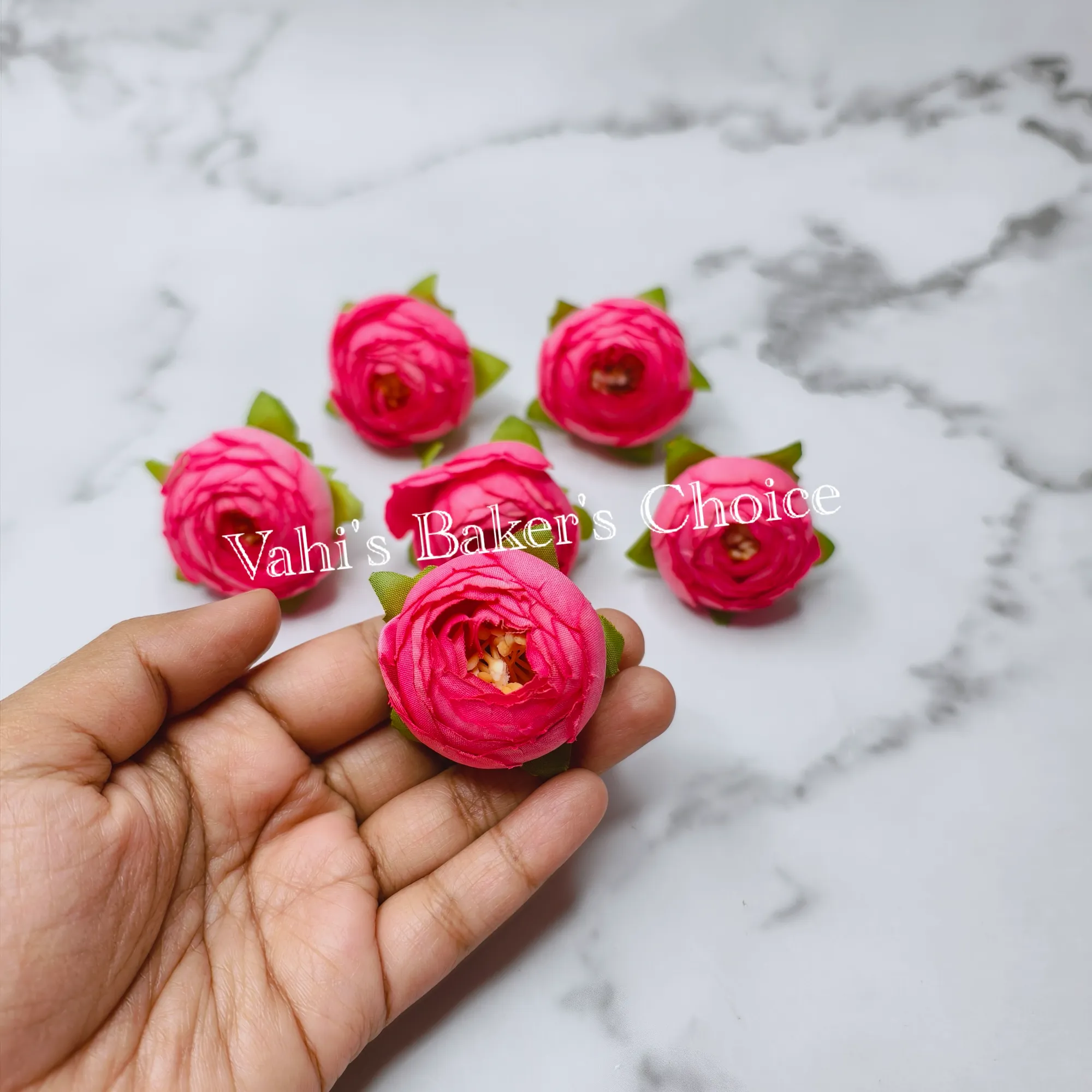 FL 4 cm Bright Pink Peony Bud