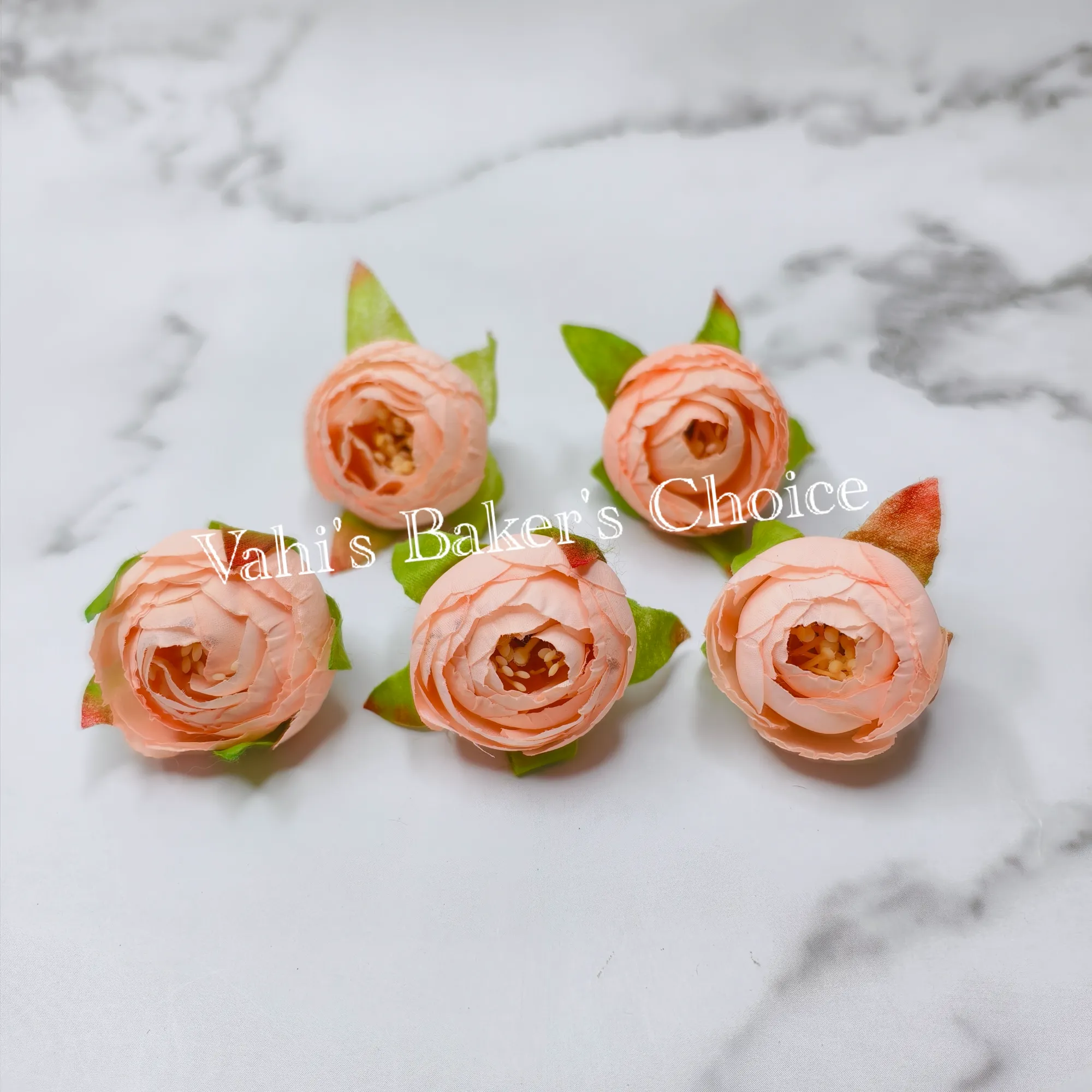 FL 4 cm Pastel Peach Peony Bud