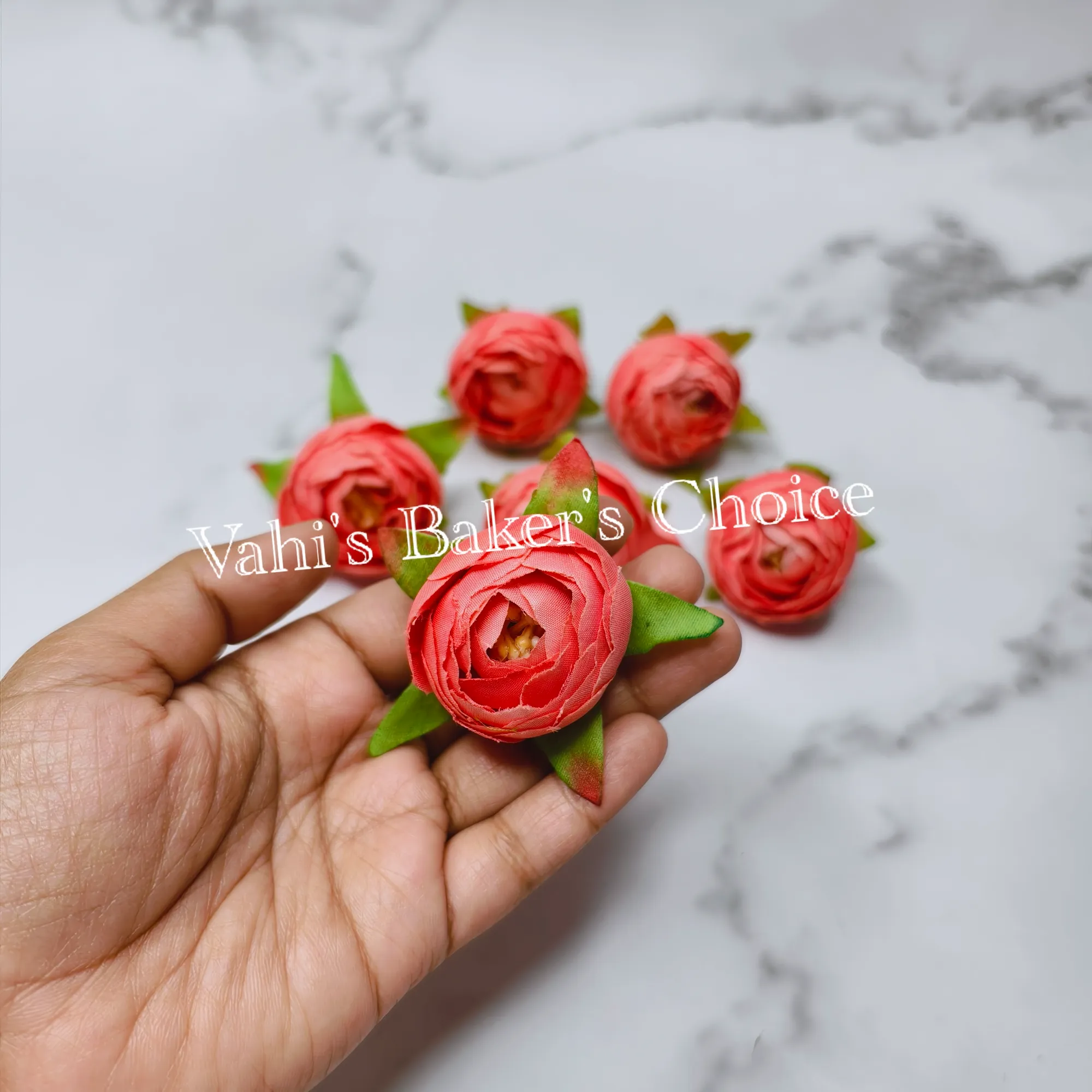 FL 4 cm Pink Peach Peony Bud