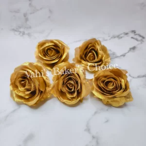 FL 8 cm Golden Rose Head