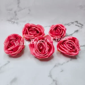 FL 8 cm Hot Pink Cabbage Rose Head