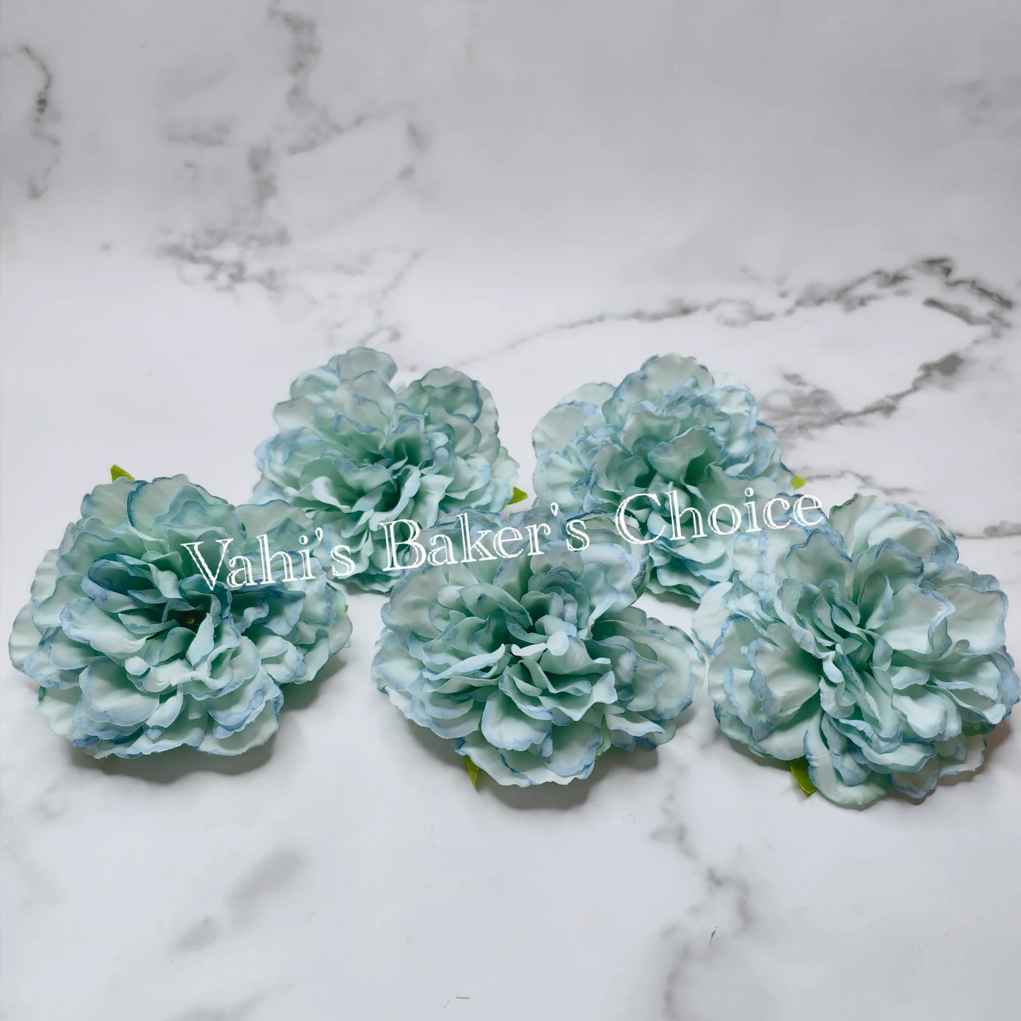 FL 9 cm Blue Peony Head