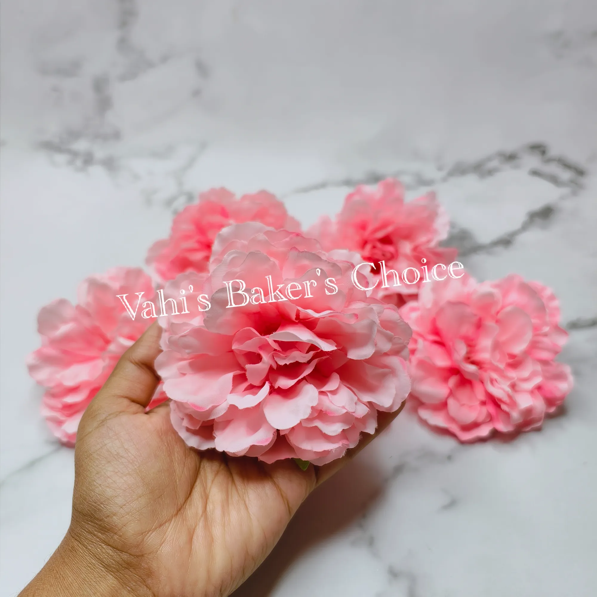 FL 9 cm Pink Peony Head