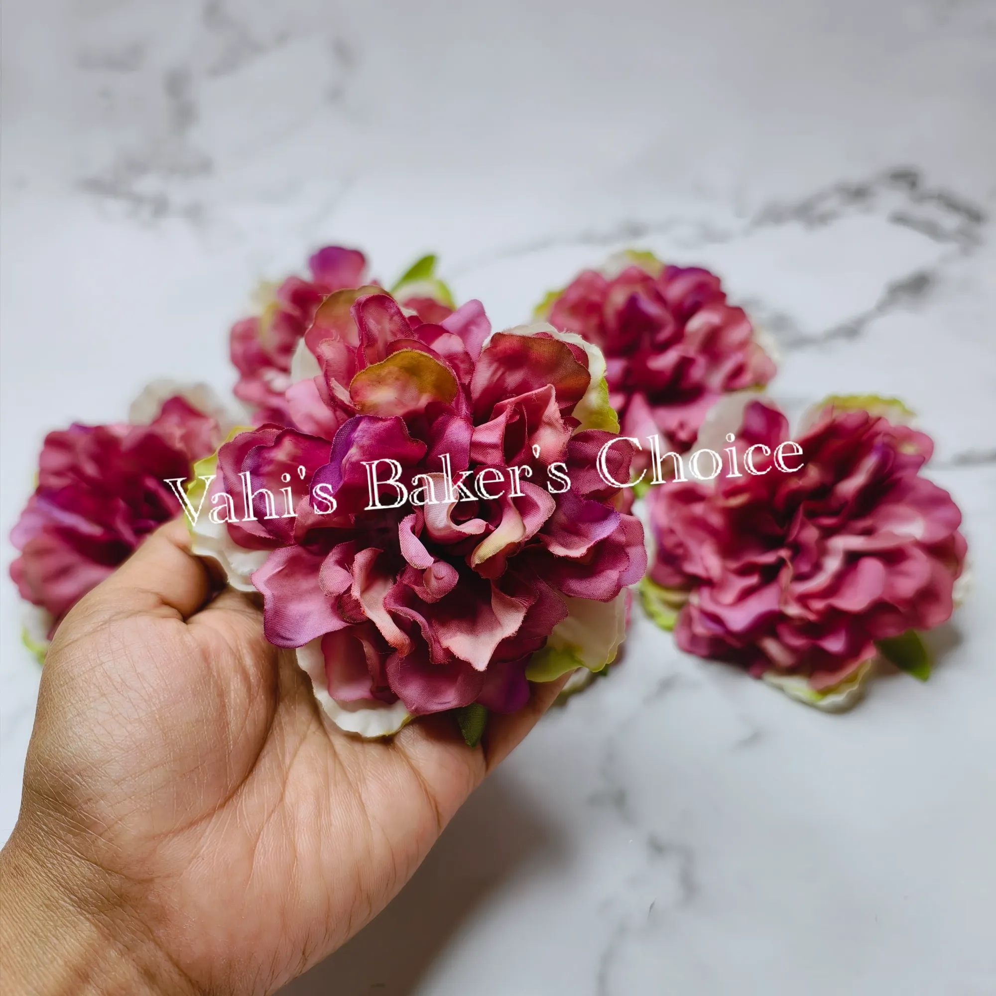 FL 9 cm Shaded Purple Peony Head