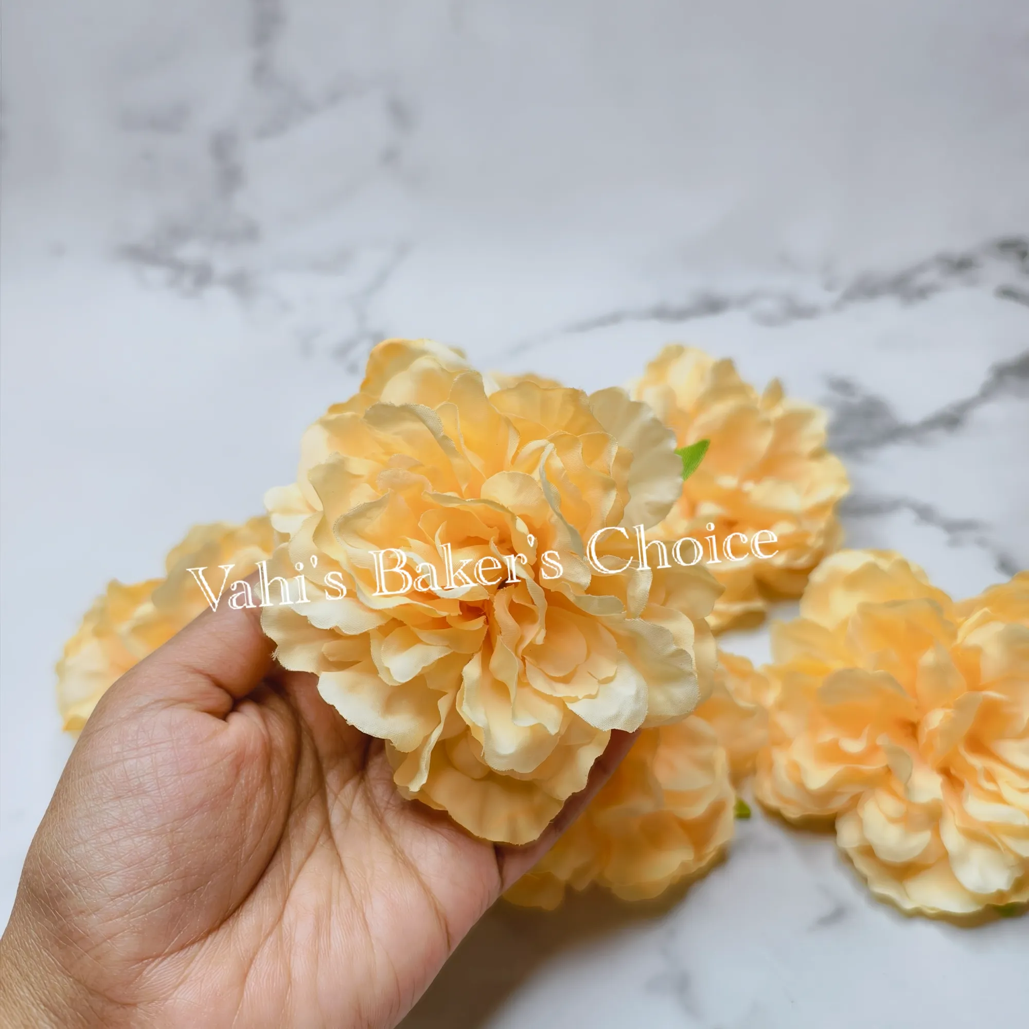 FL 9 cm Yellow Peony Head
