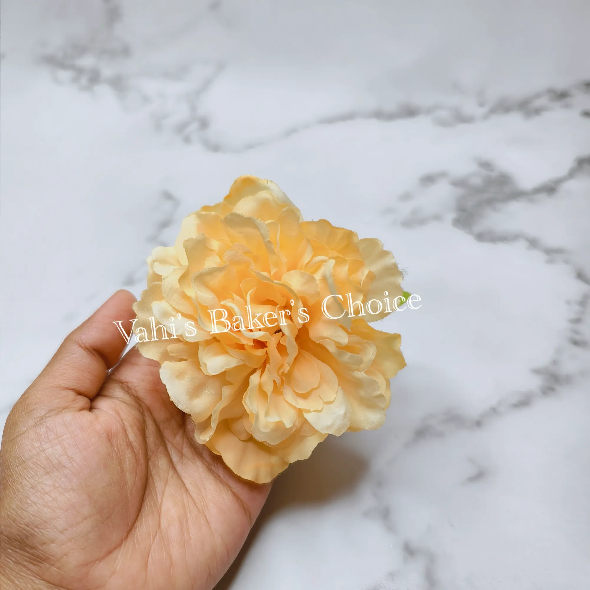 FL 9 cm Yellow Peony Head