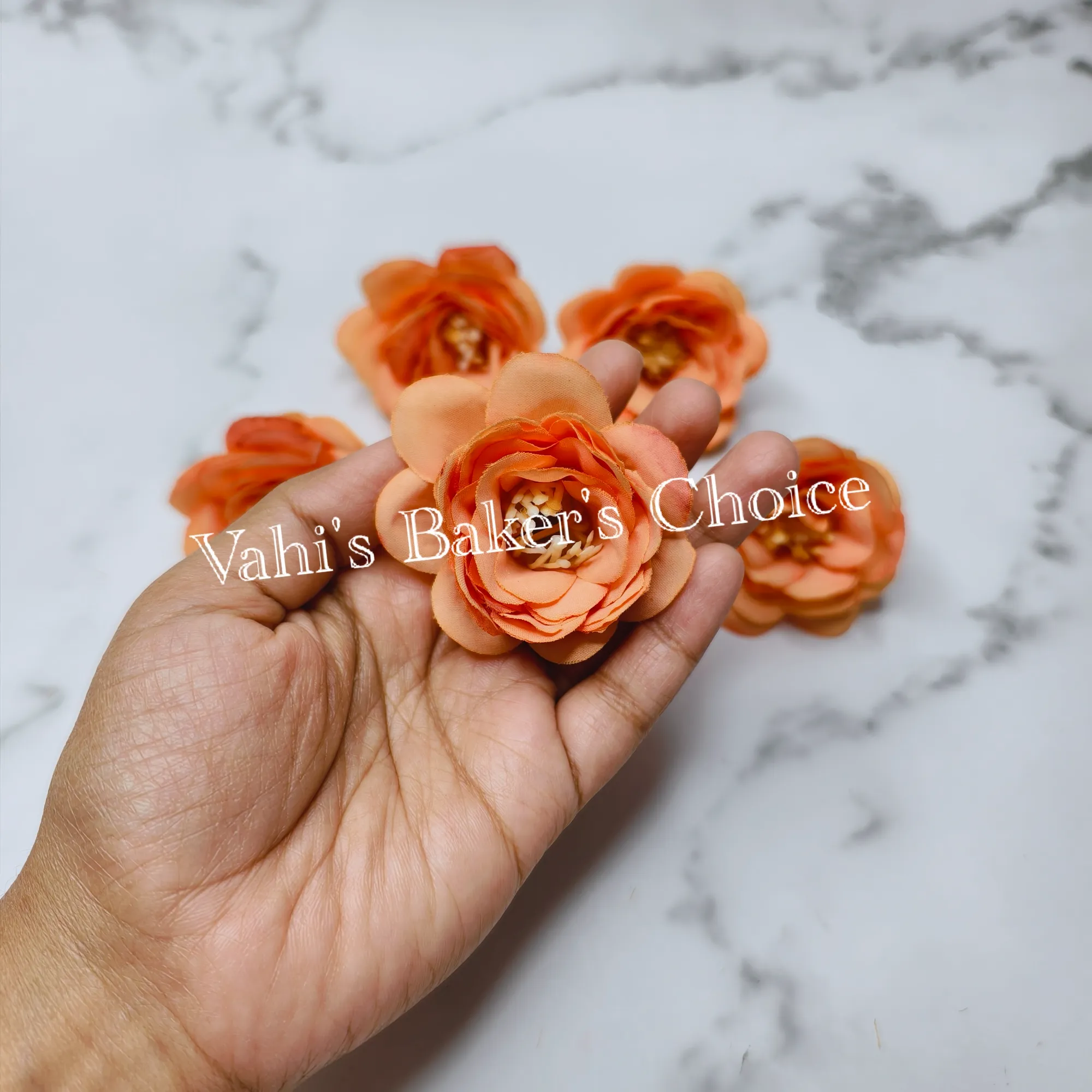 FL Orange 5 cm Begonia Head